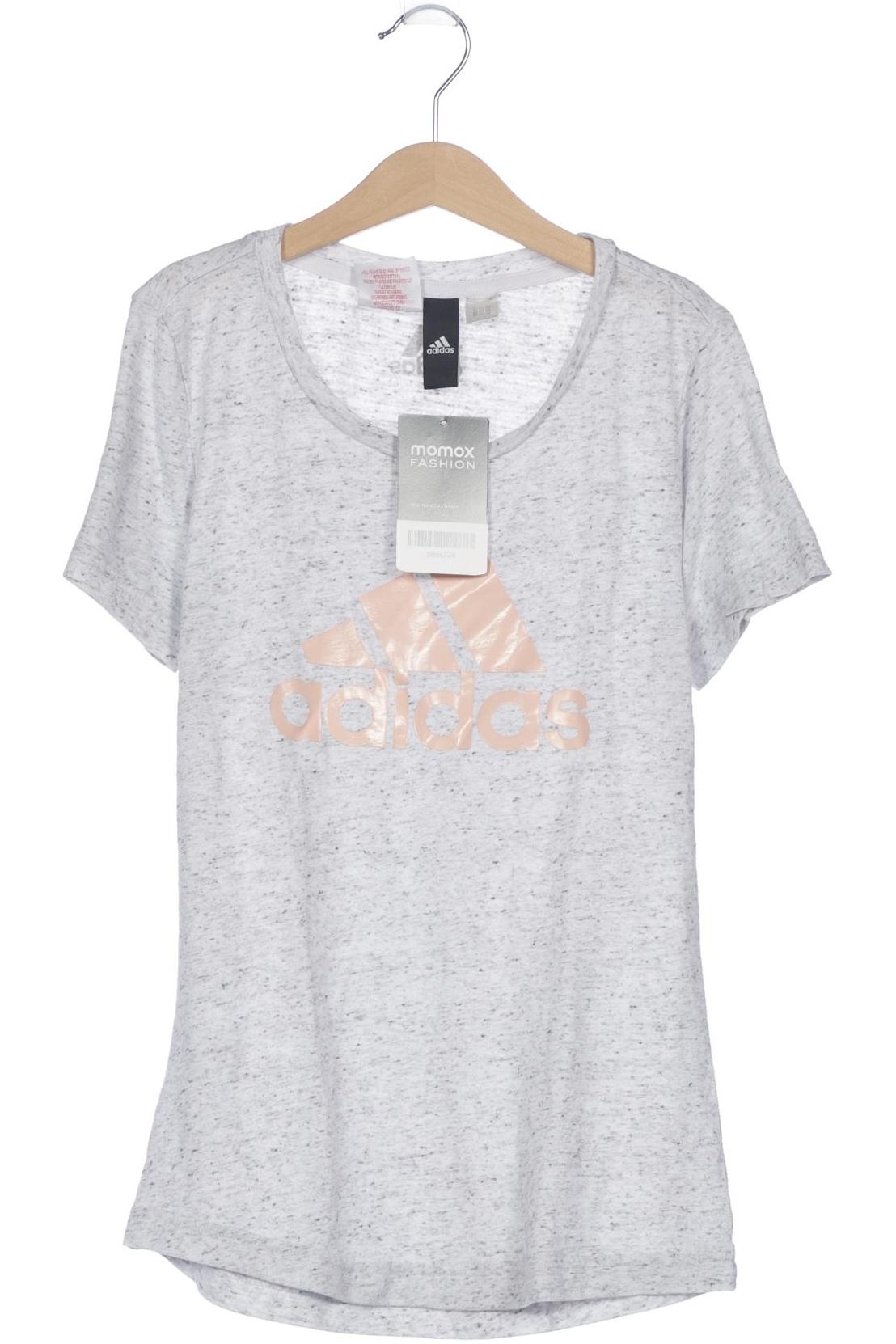 

adidas Damen T-Shirt, grau, Gr. 152