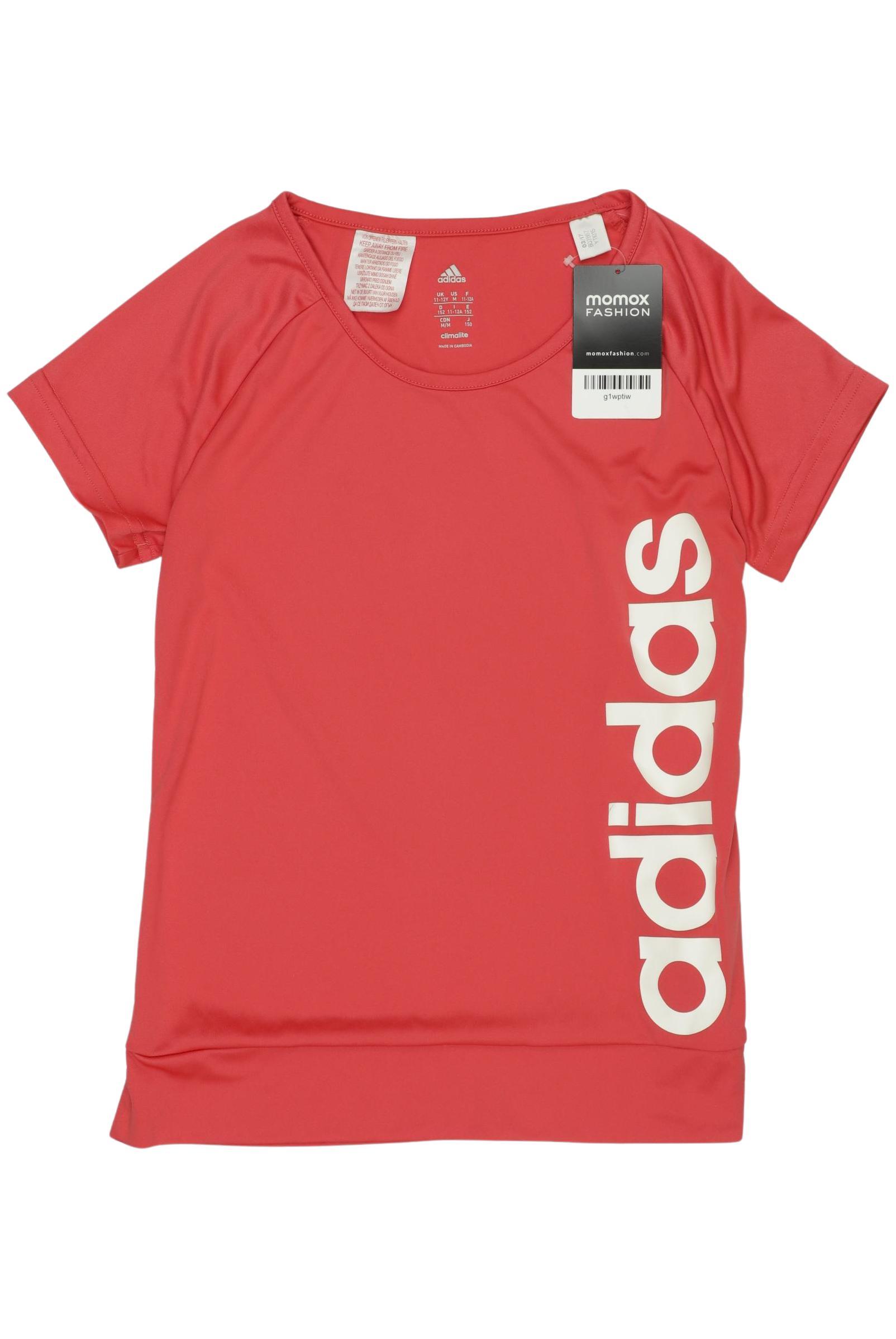

adidas Mädchen T-Shirt, rot, Gr. 152