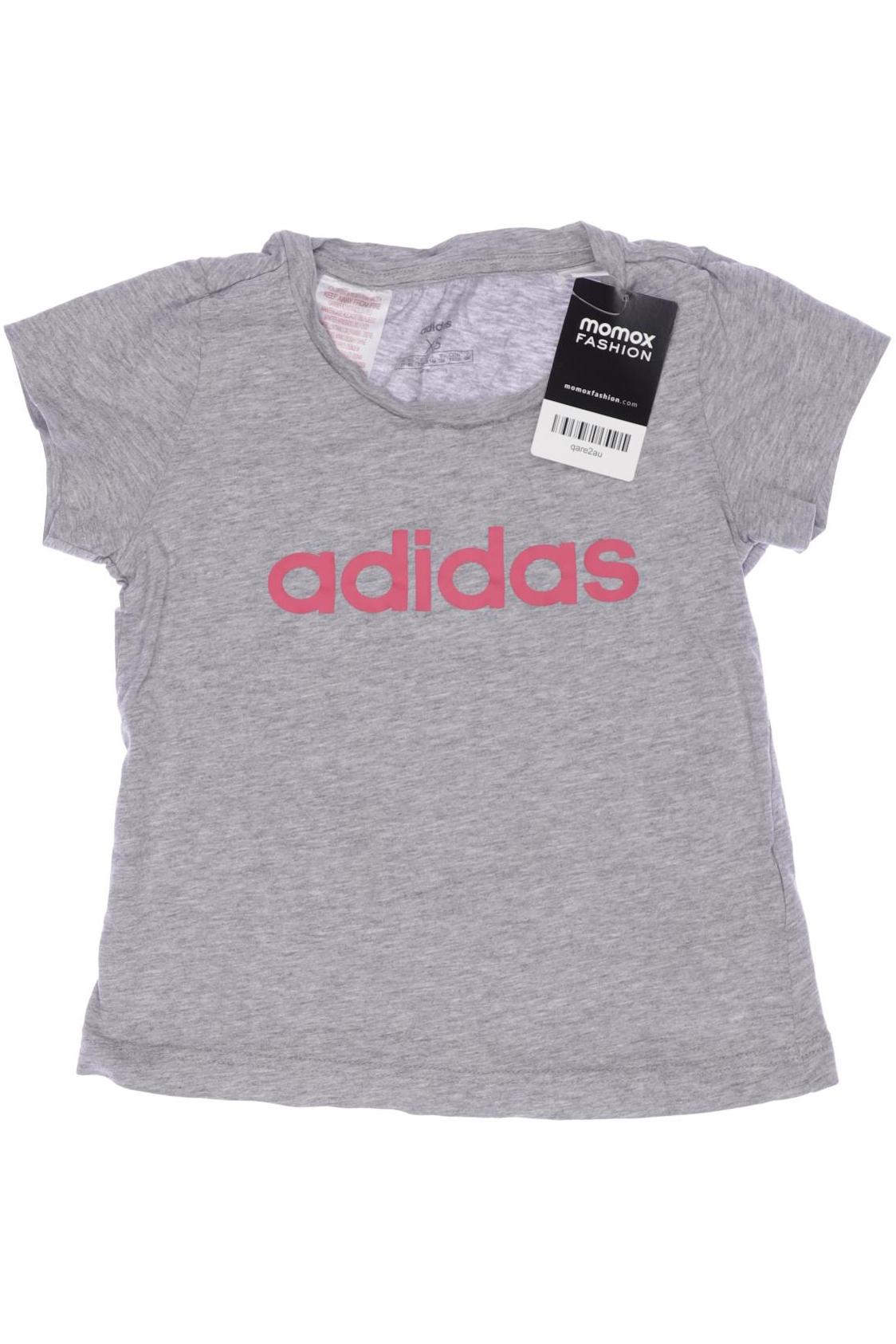 

adidas Damen T-Shirt, grau, Gr. 128