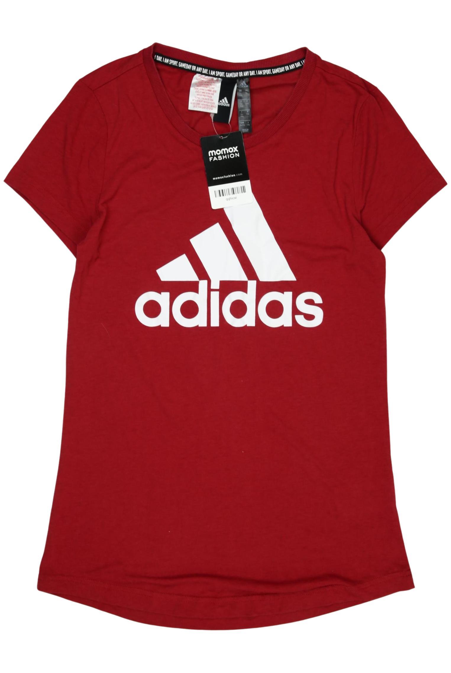 

adidas Damen T-Shirt, bordeaux, Gr. 170