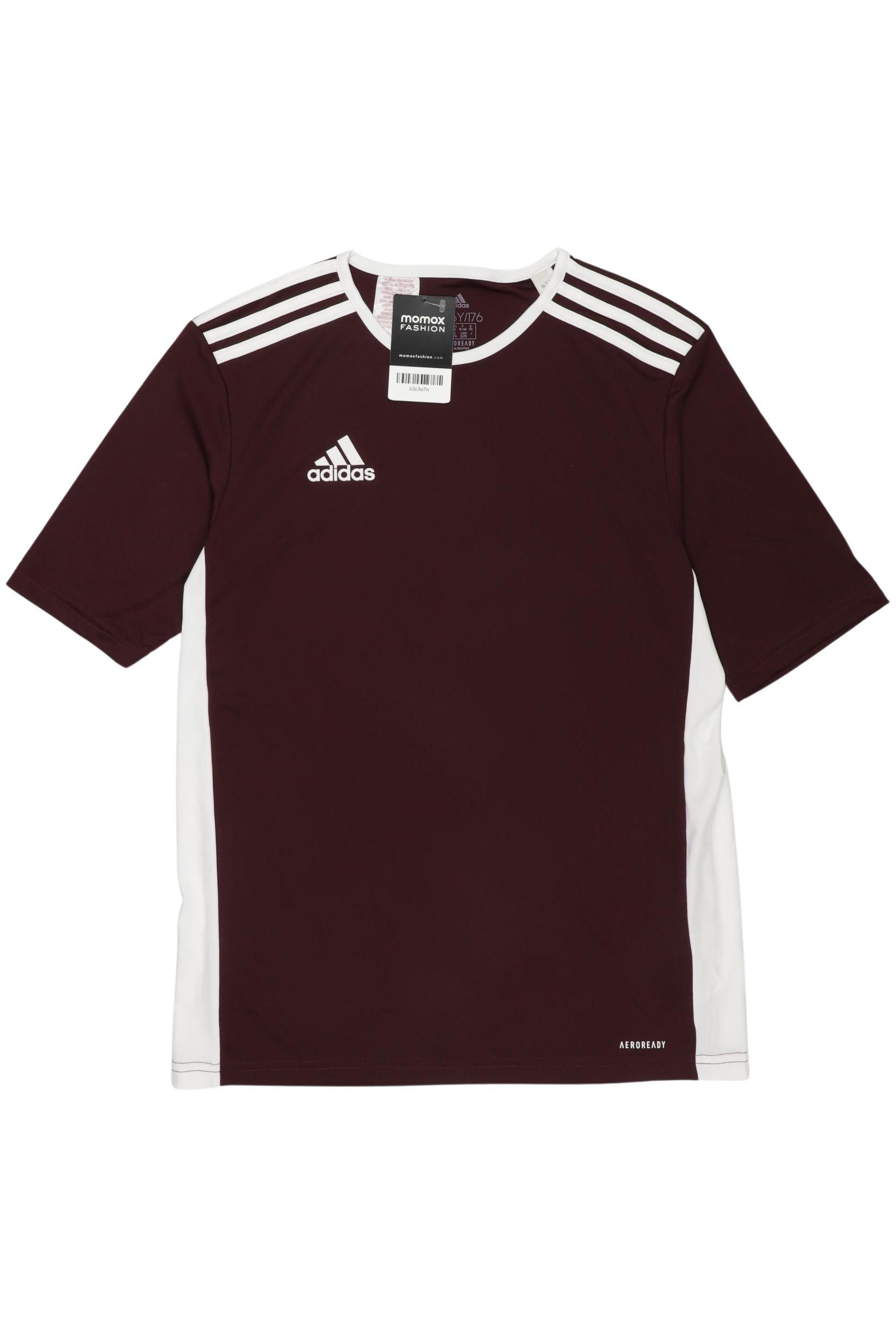 

adidas Damen T-Shirt, bordeaux, Gr. 176