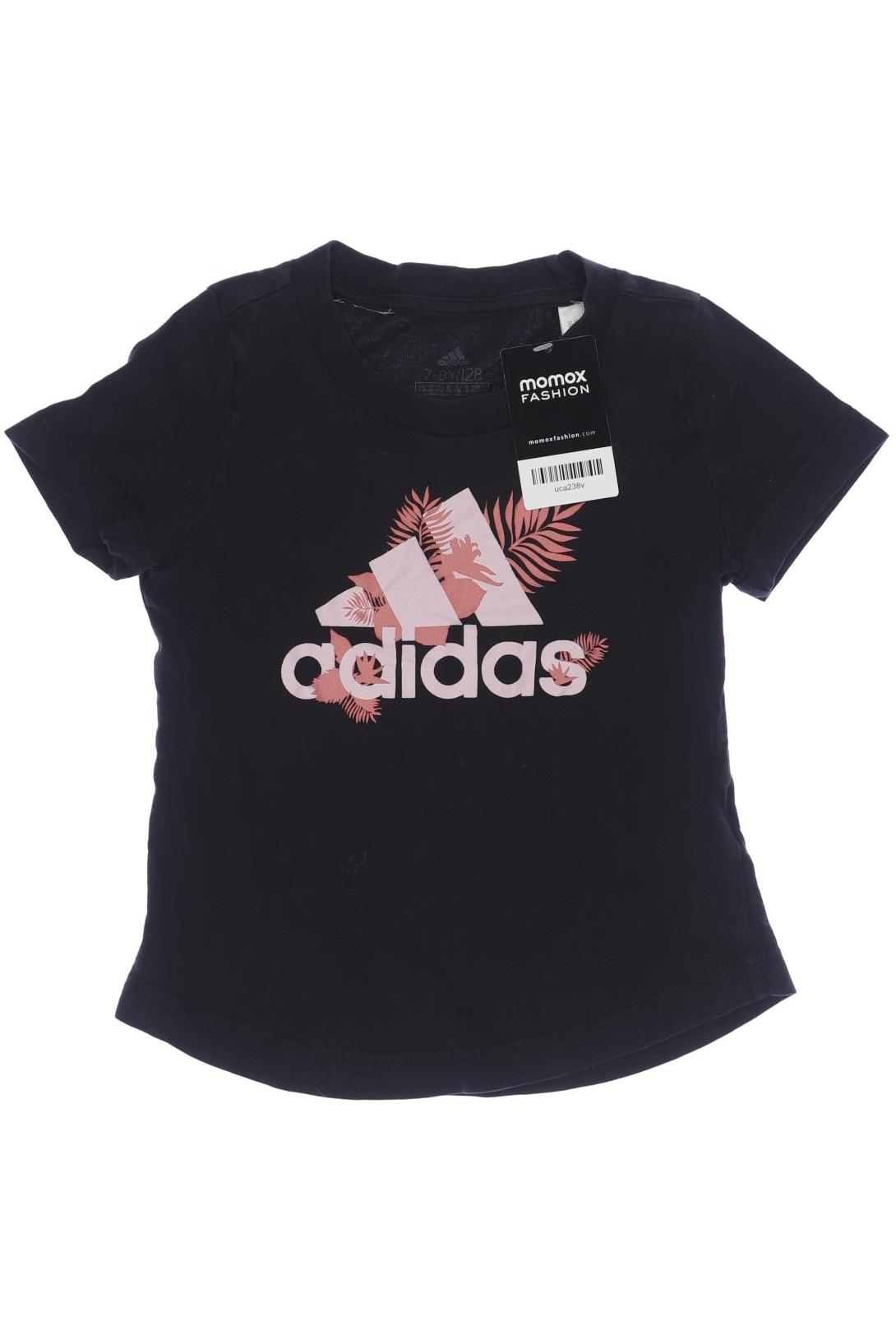 

adidas Damen T-Shirt, schwarz, Gr. 128