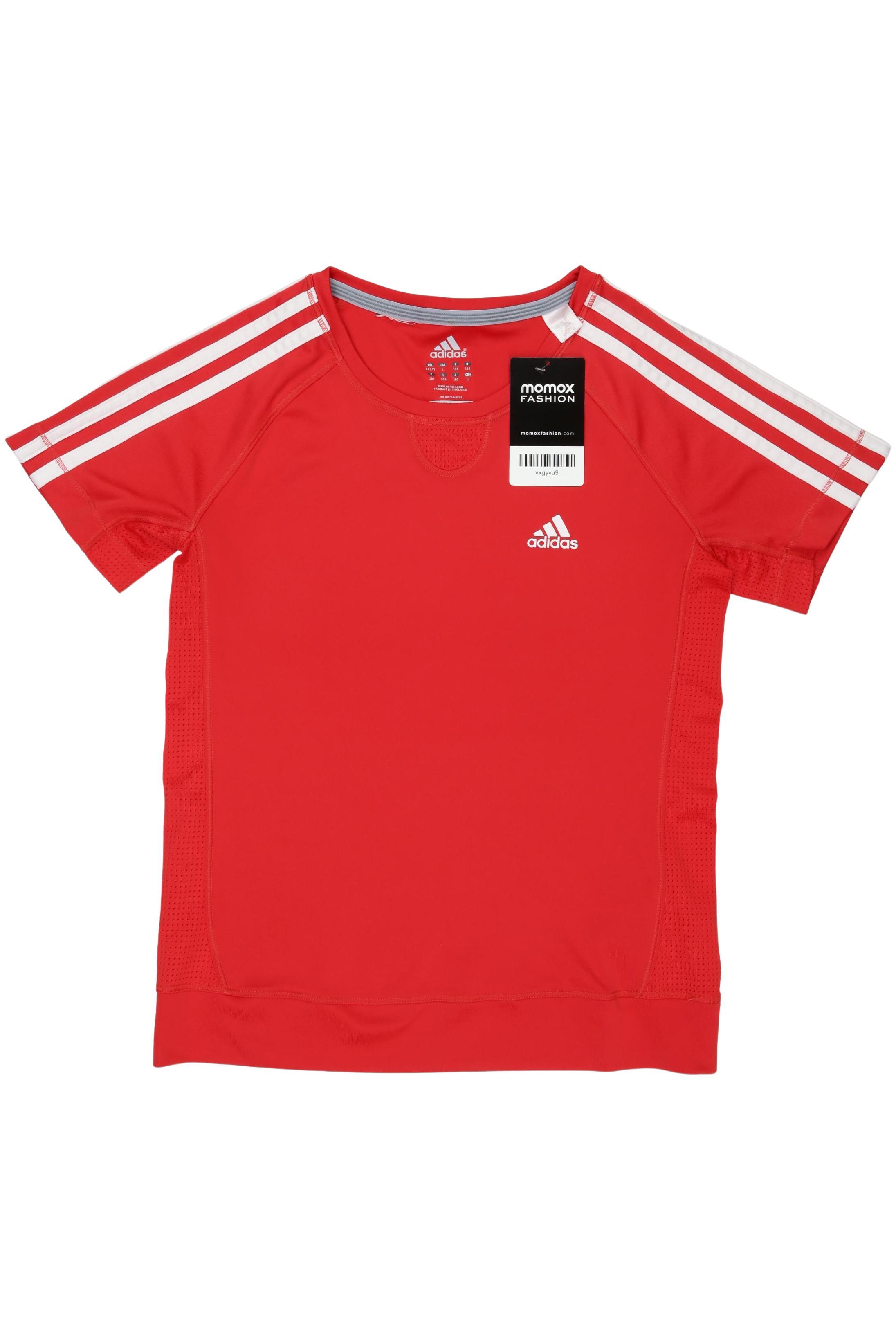 

adidas Damen T-Shirt, rot, Gr. 164