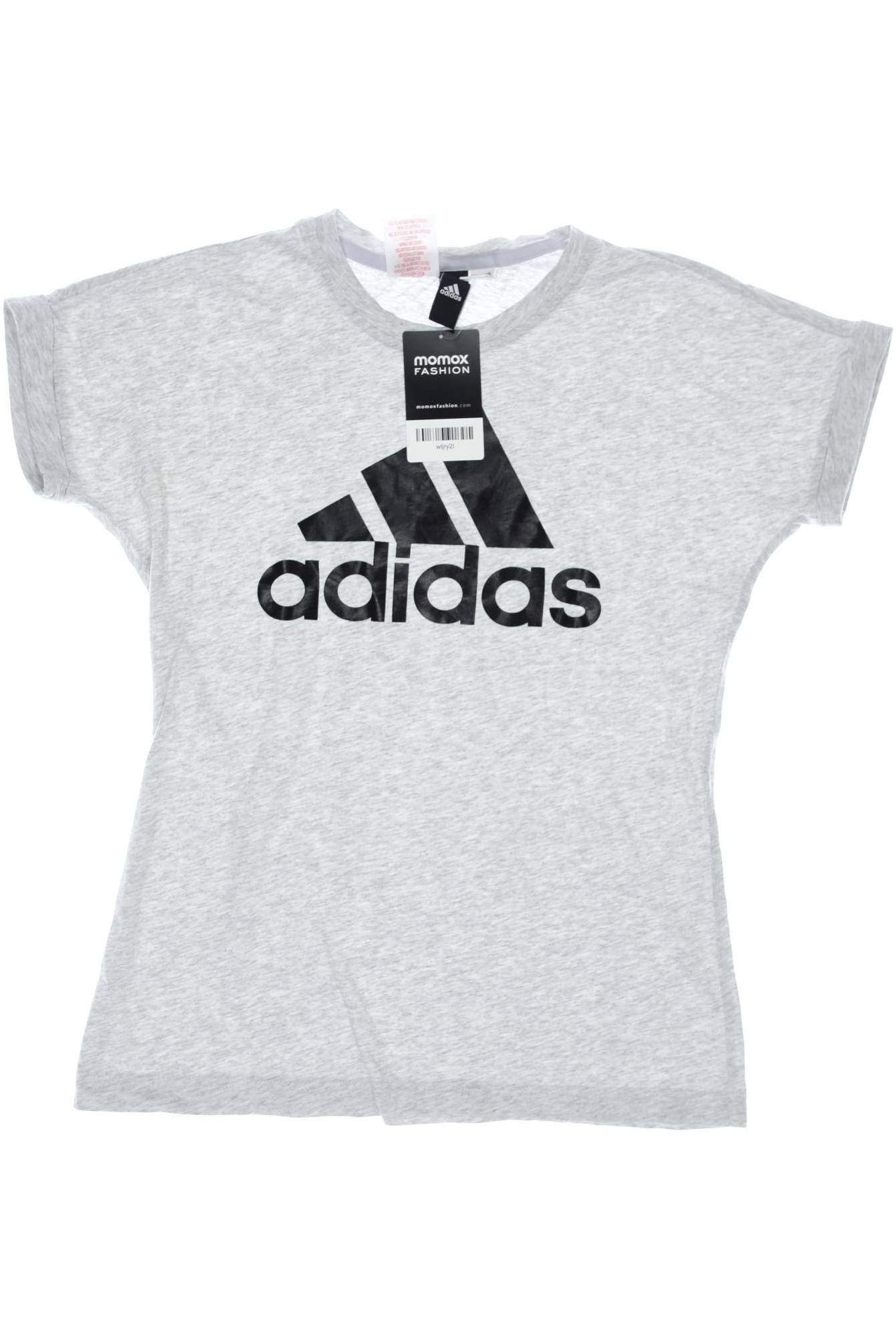 

adidas Damen T-Shirt, grau, Gr. 152