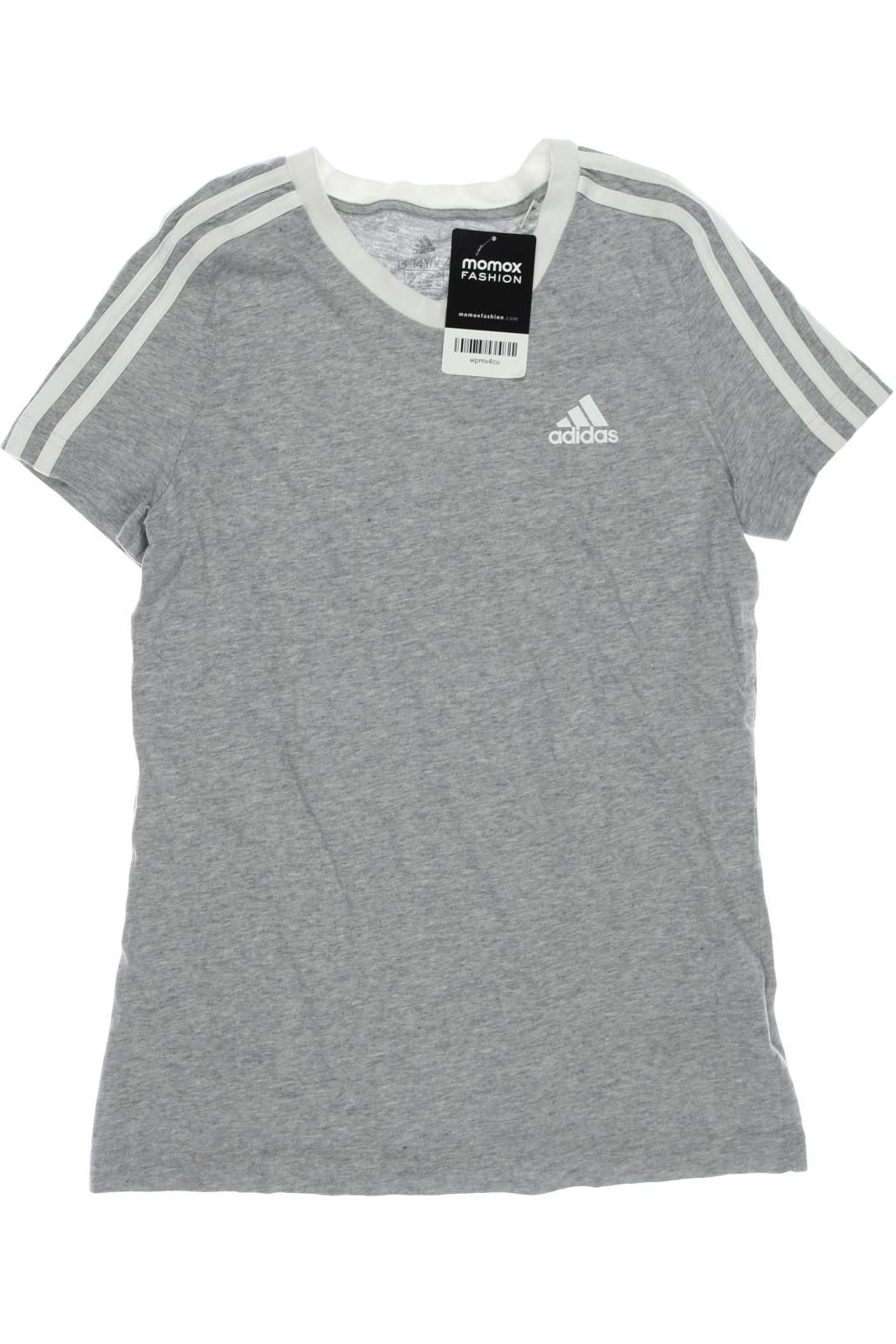 

adidas Damen T-Shirt, grau, Gr. 164