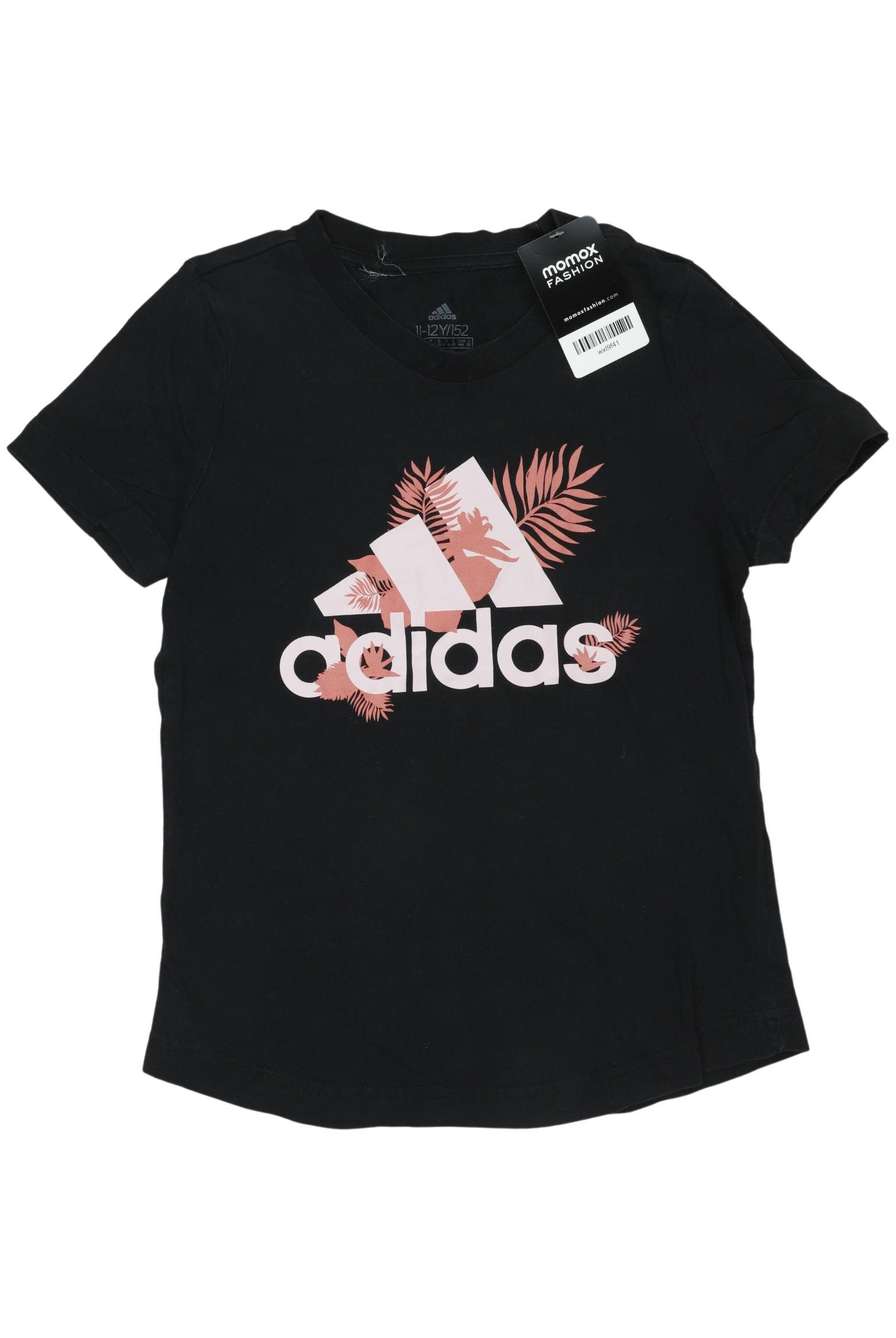 

adidas Damen T-Shirt, schwarz, Gr. 152