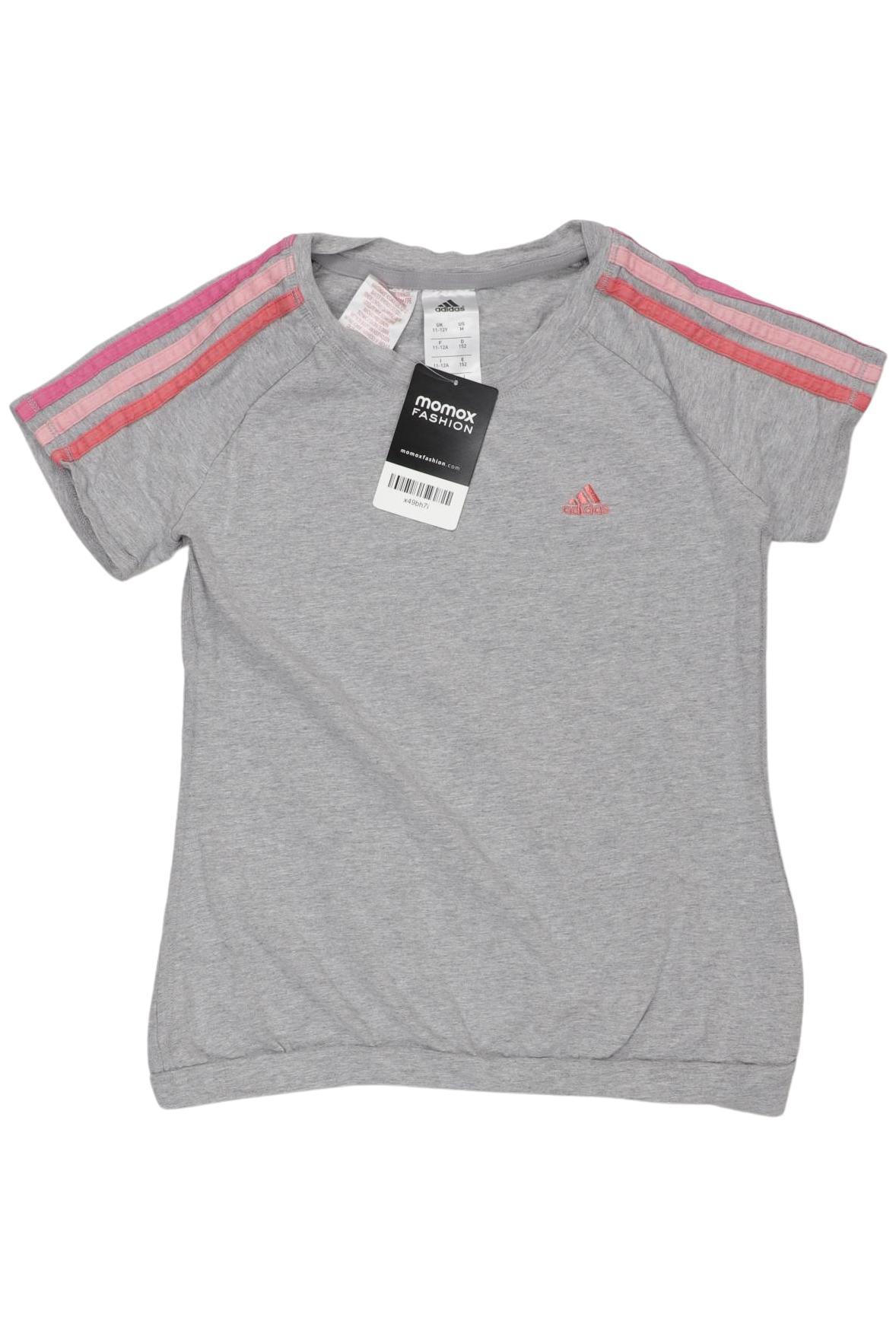 

adidas Damen T-Shirt, grau, Gr. 152