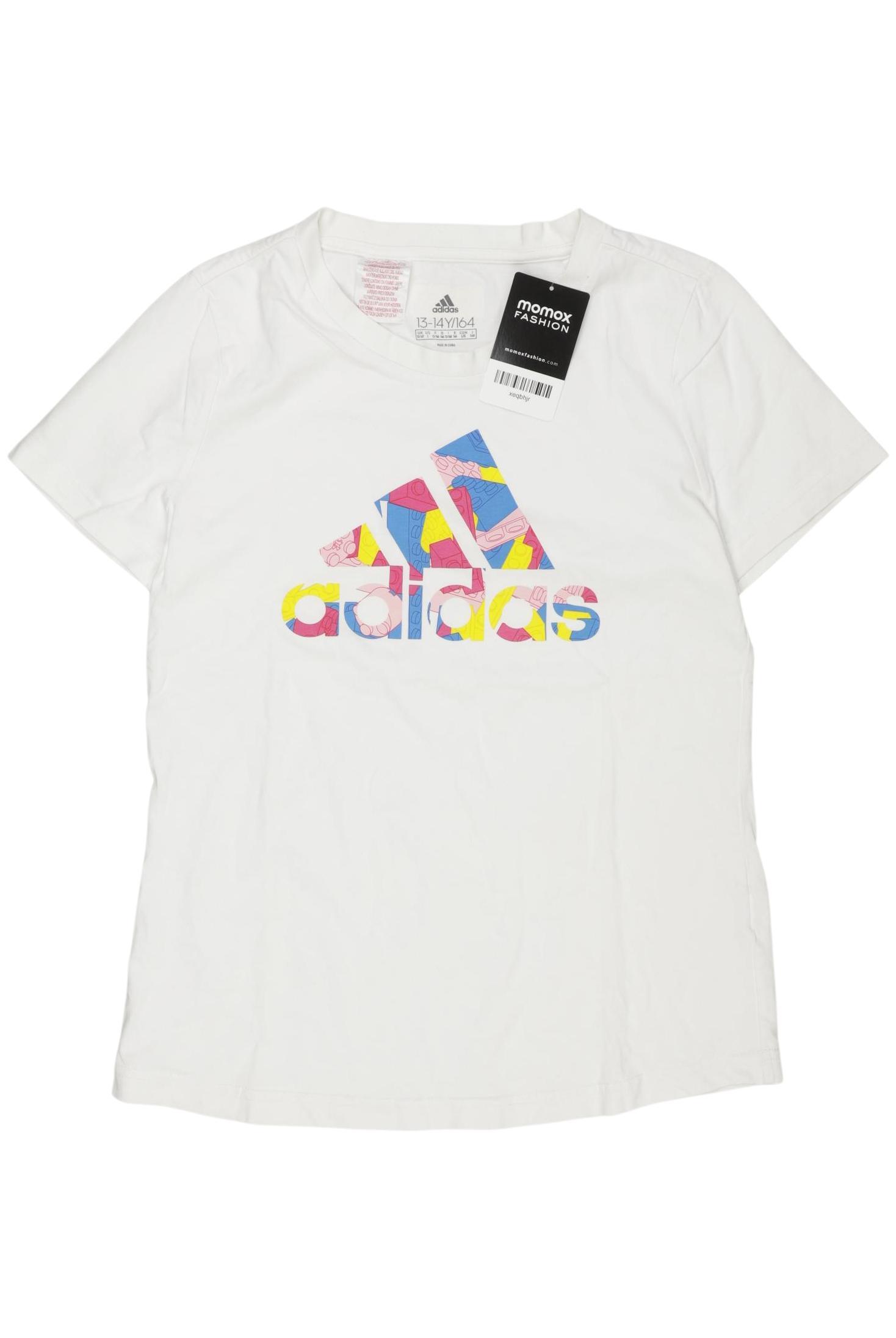

adidas Mädchen T-Shirt, weiß, Gr. 164