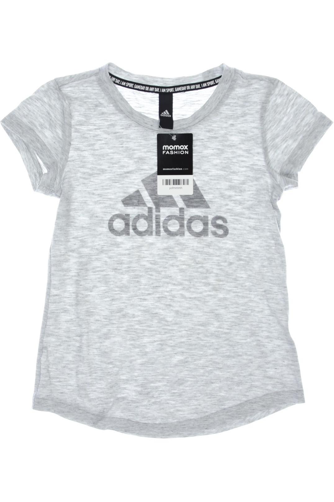 

adidas Damen T-Shirt, grau, Gr. 152