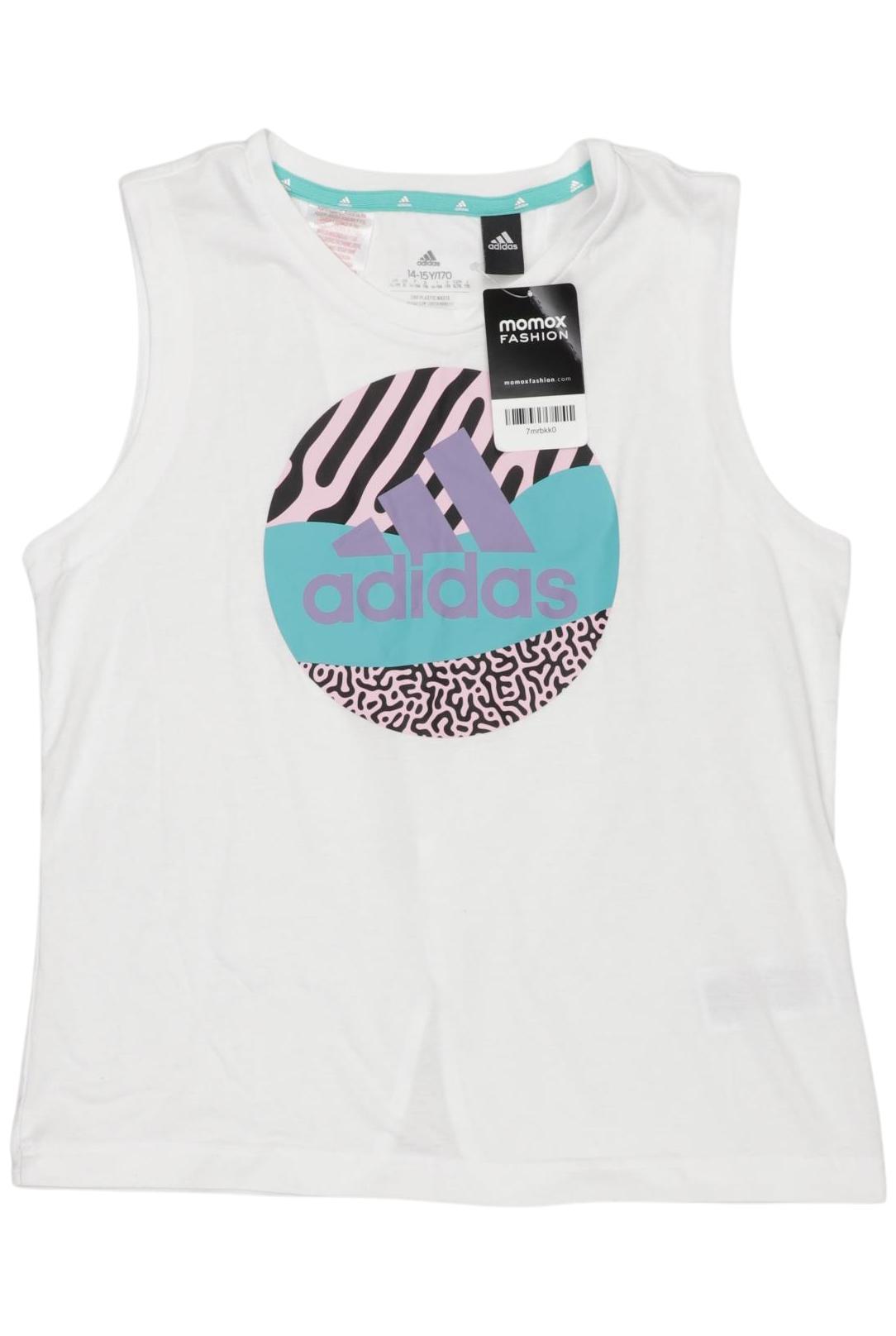 

adidas Damen Top, weiß, Gr. 170