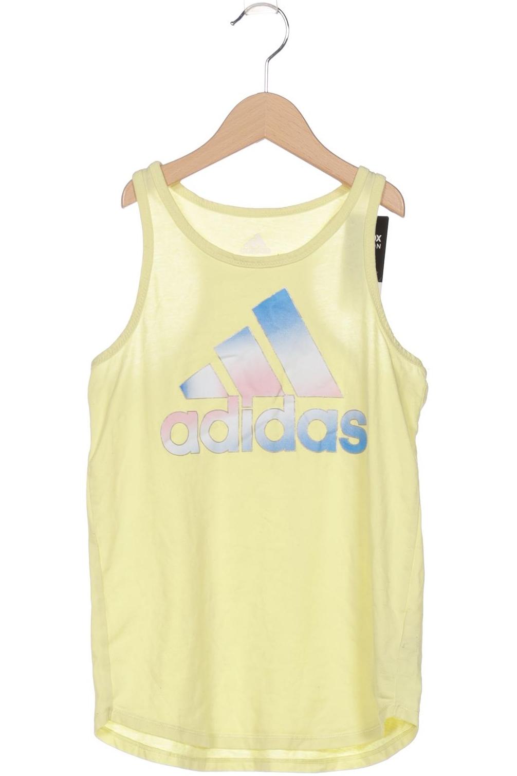 

adidas Damen Top, gelb, Gr. 128