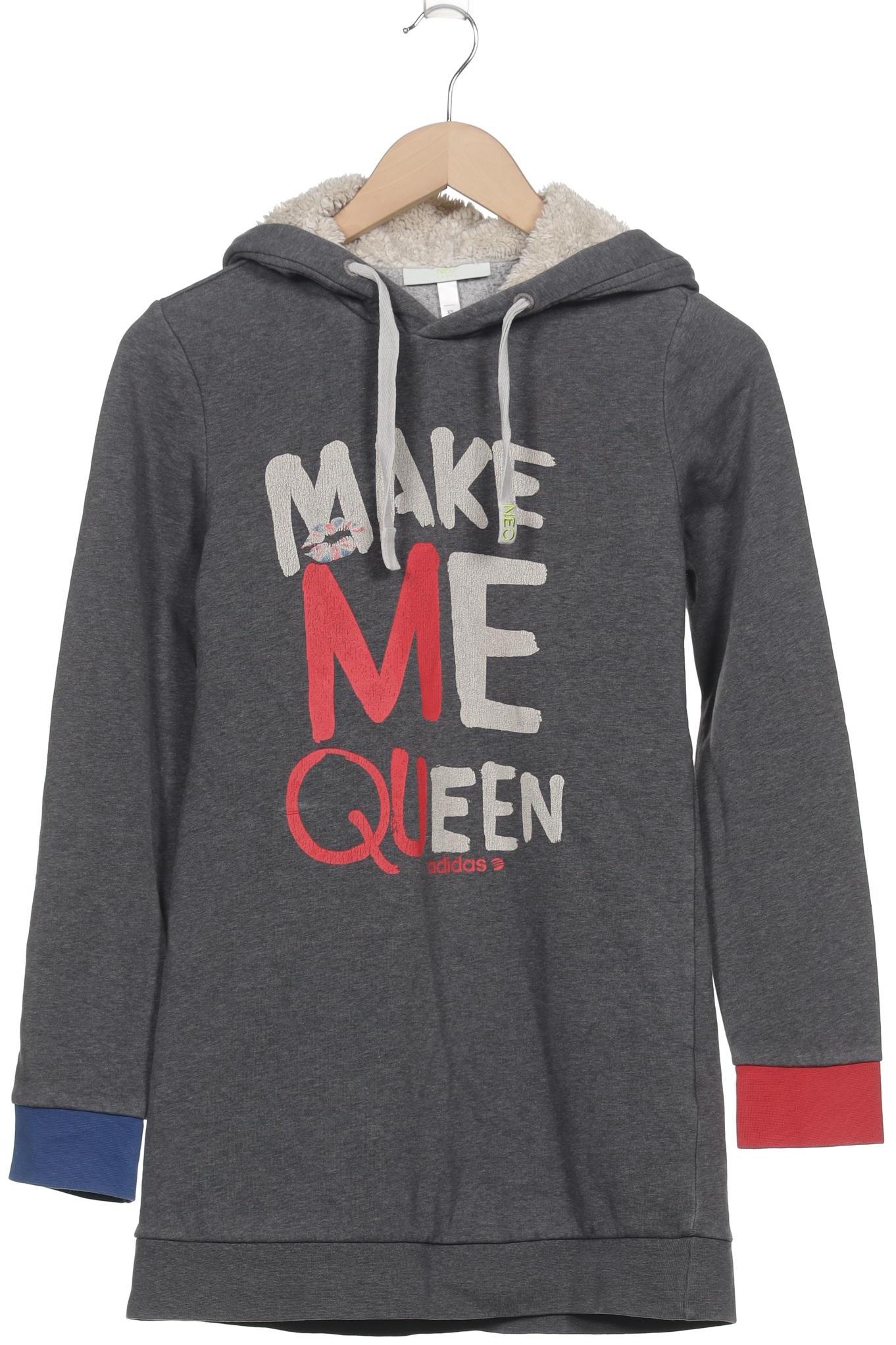 

adidas NEO Damen Kapuzenpullover, grau, Gr. 34
