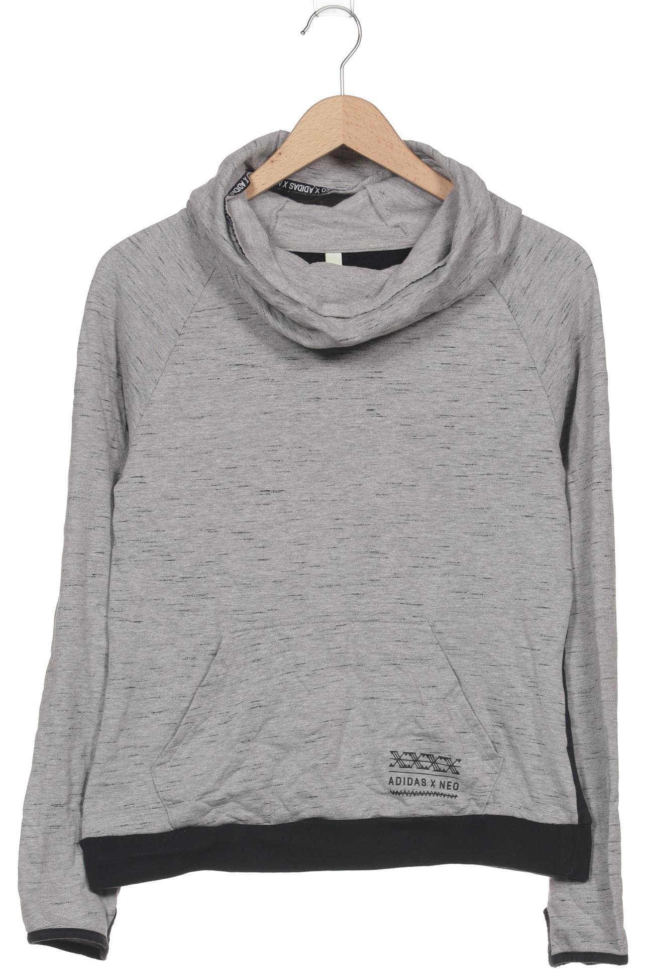 

adidas NEO Damen Kapuzenpullover, grau, Gr. 38