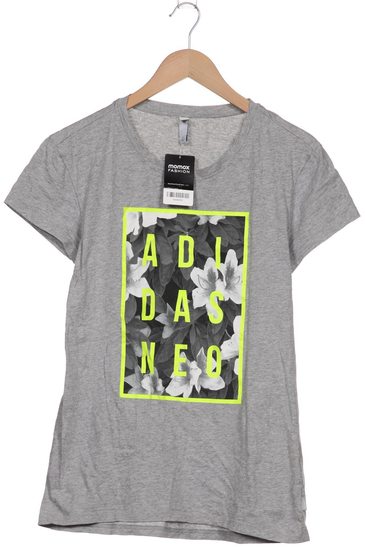 

adidas NEO Damen T-Shirt, grau, Gr. 36