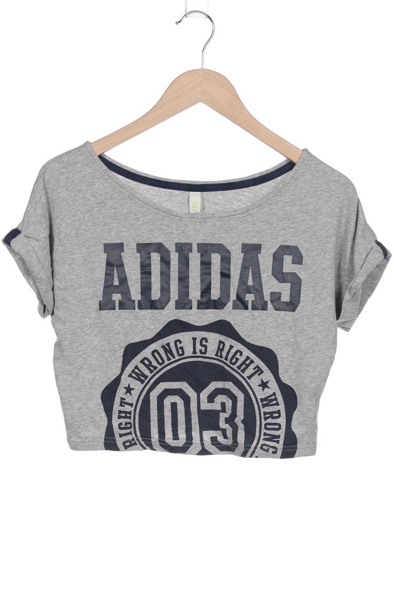 

adidas NEO Damen T-Shirt, grau, Gr. 34