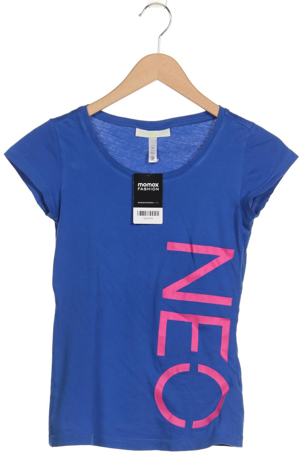 

adidas NEO Damen T-Shirt, blau, Gr. 34