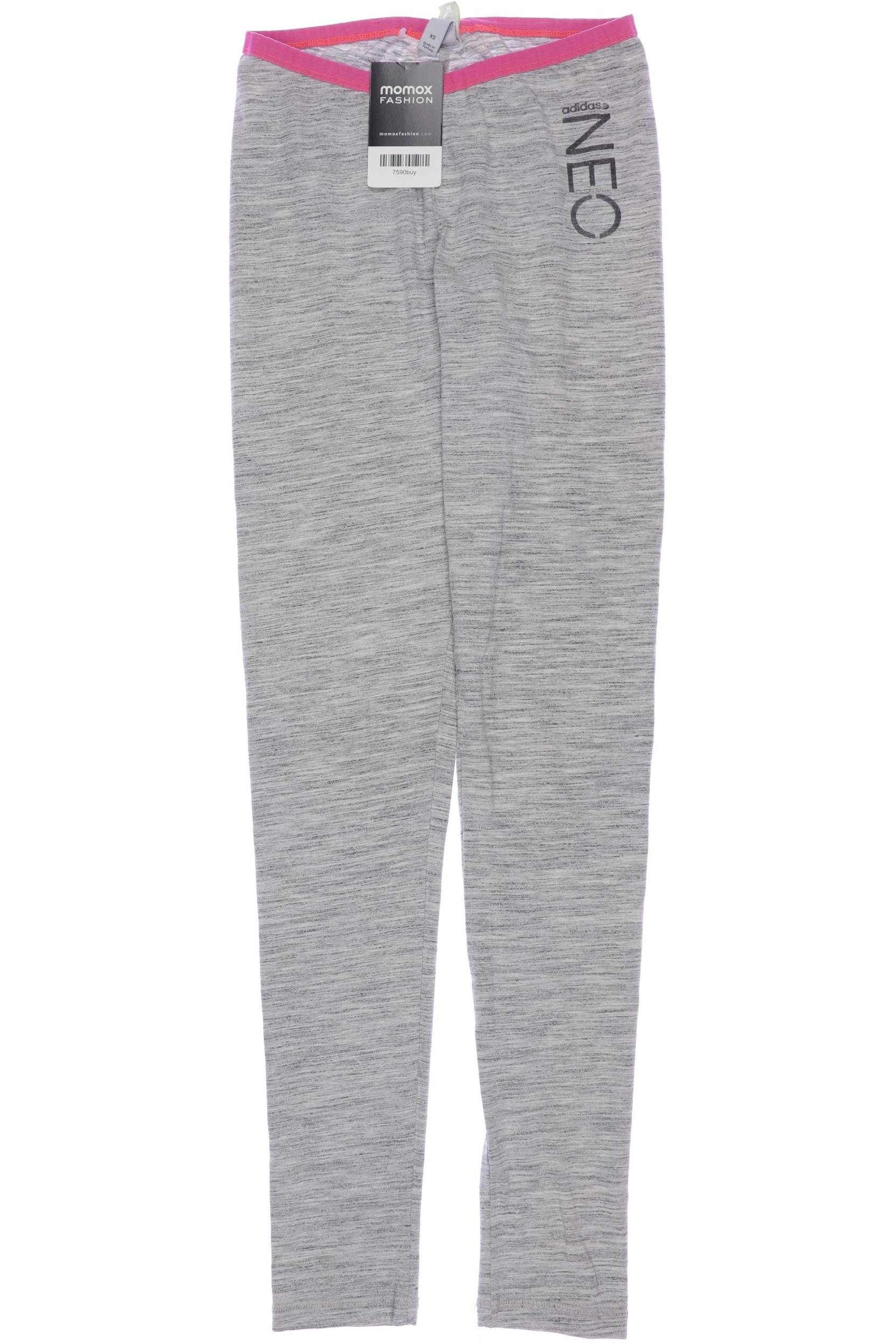 

adidas NEO Mädchen Stoffhose, grau, Gr. 122