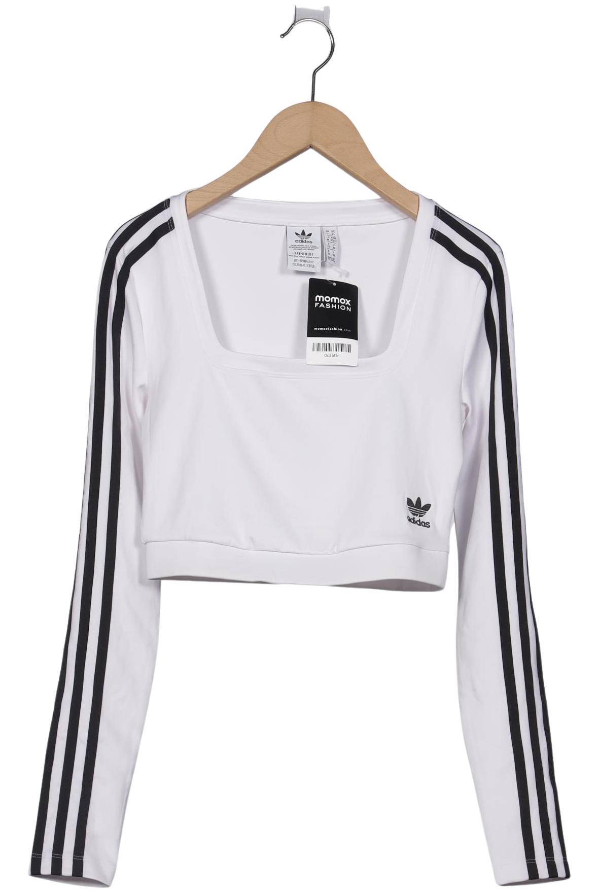 

adidas Originals Damen Langarmshirt, weiß, Gr. 32