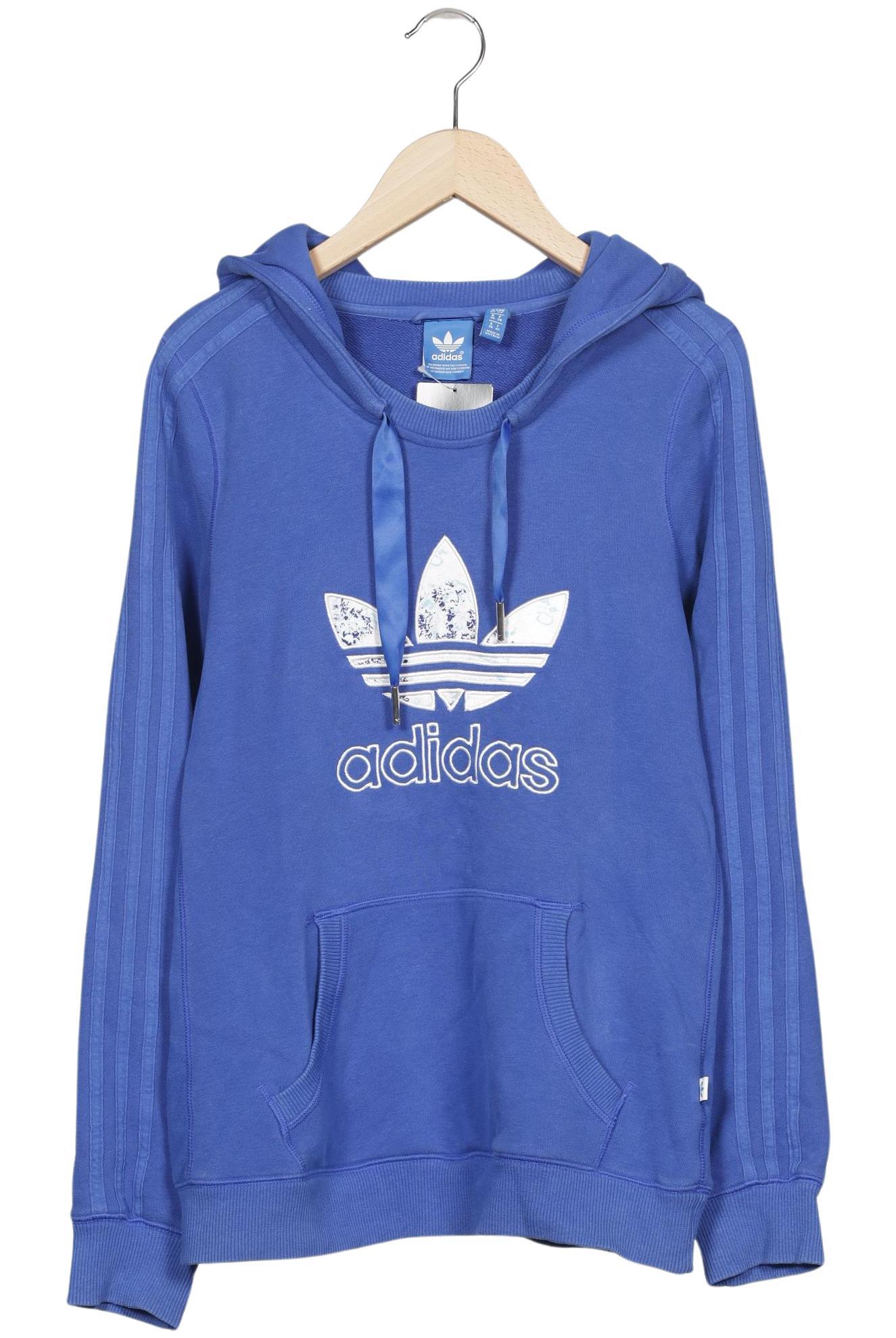 

adidas Originals Damen Kapuzenpullover, blau, Gr. 36