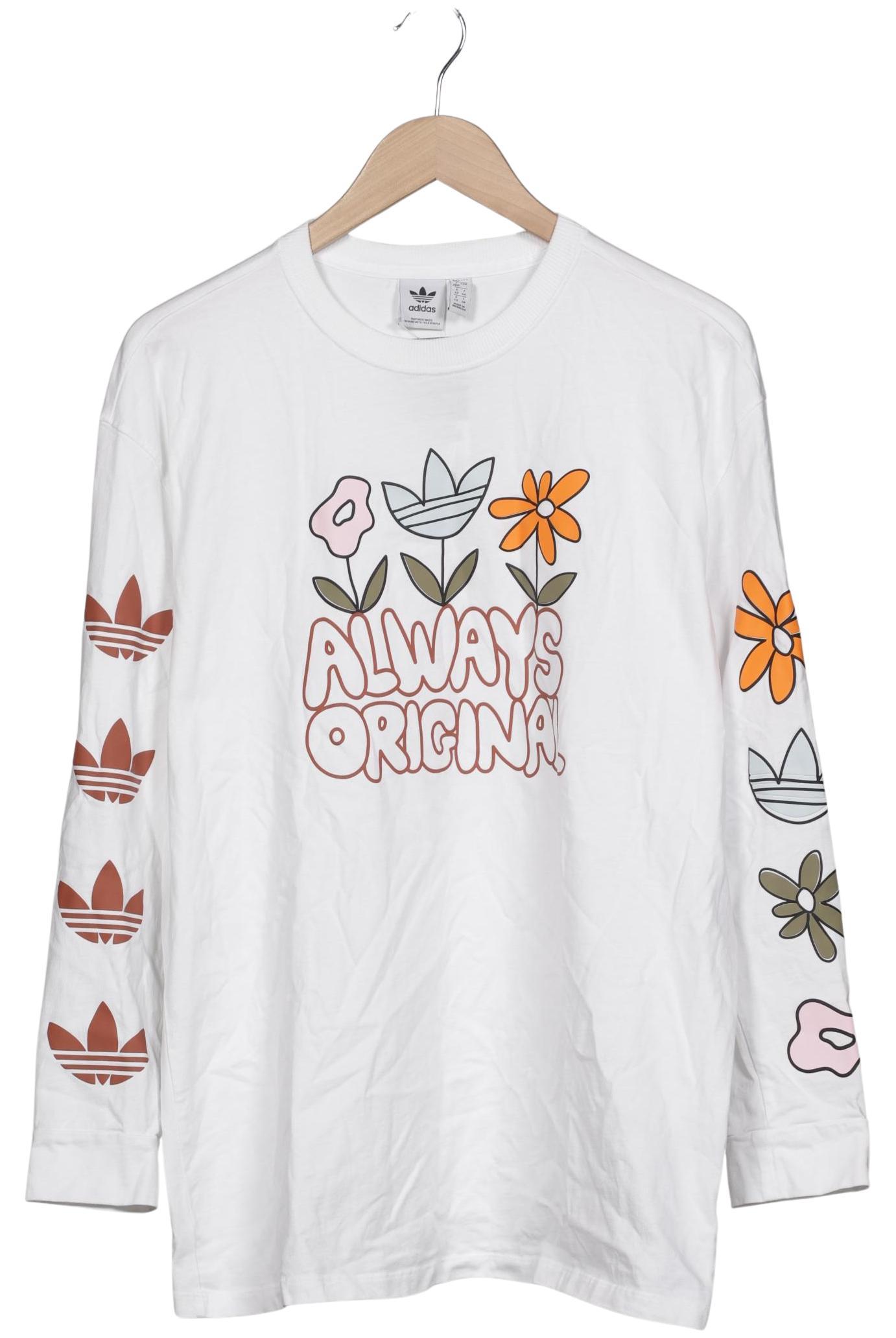 

adidas Originals Damen Langarmshirt, weiß, Gr. 42