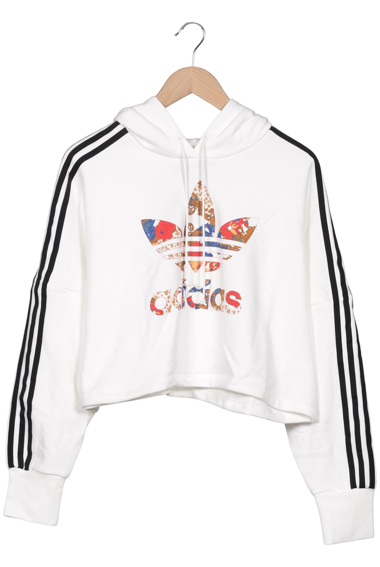 

adidas Originals Damen Kapuzenpullover, weiß, Gr. 40
