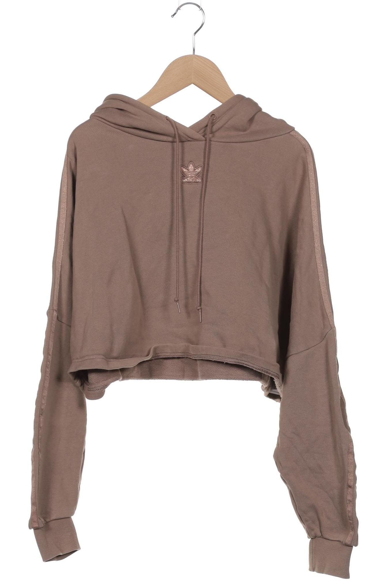 

adidas Originals Damen Kapuzenpullover, braun, Gr. 34