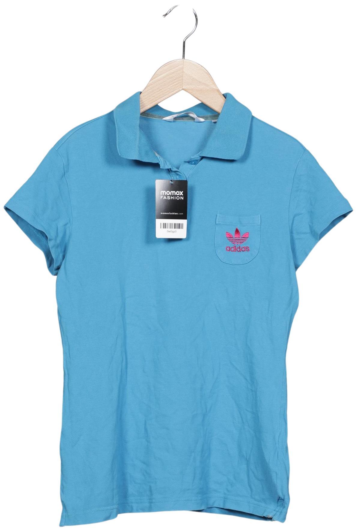 

adidas Originals Damen Poloshirt, blau, Gr. 42