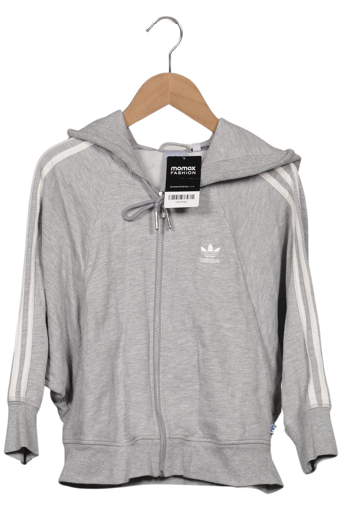 

adidas Originals Damen Kapuzenpullover, grau, Gr. 34