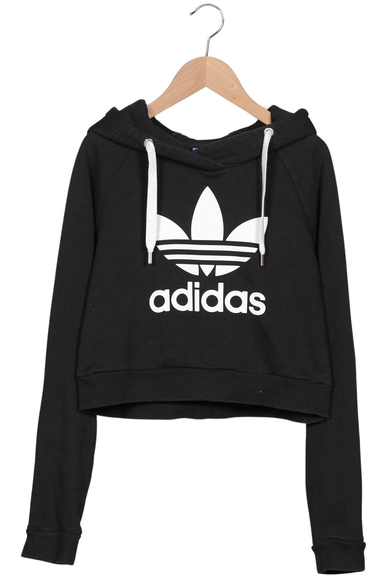 

adidas Originals Damen Kapuzenpullover, schwarz, Gr. 38