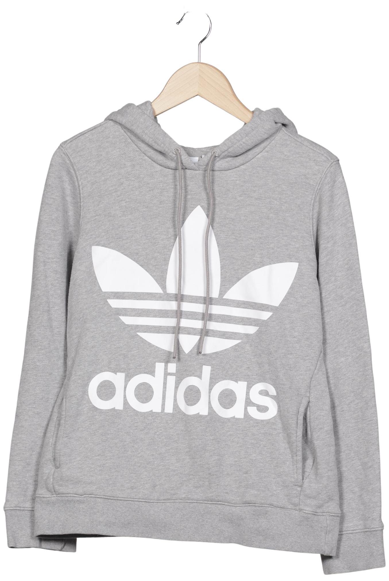 

adidas Originals Damen Kapuzenpullover, grau, Gr. 34