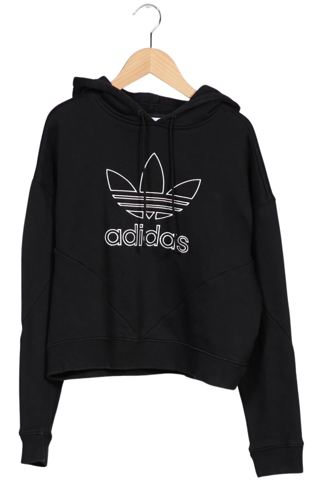 

adidas Originals Damen Kapuzenpullover, schwarz, Gr. 38