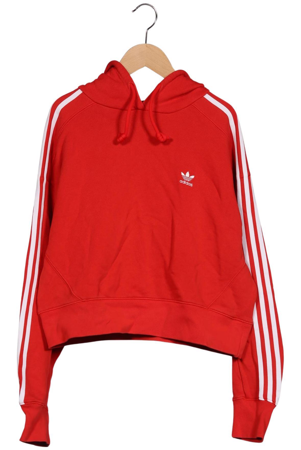 

adidas Originals Damen Kapuzenpullover, rot, Gr. 34
