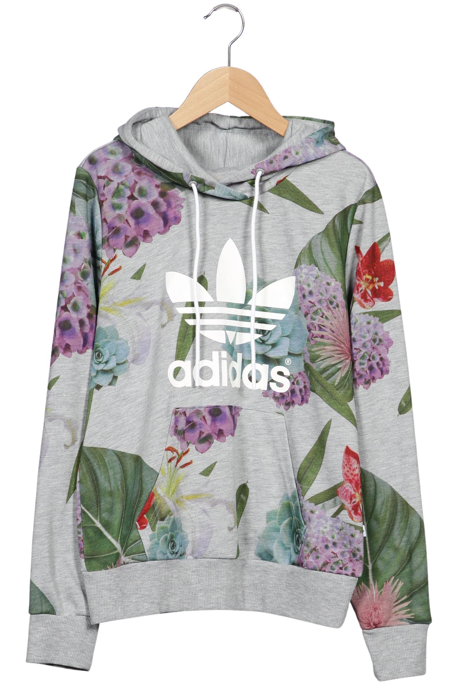 

adidas Originals Damen Kapuzenpullover, grau, Gr. 38