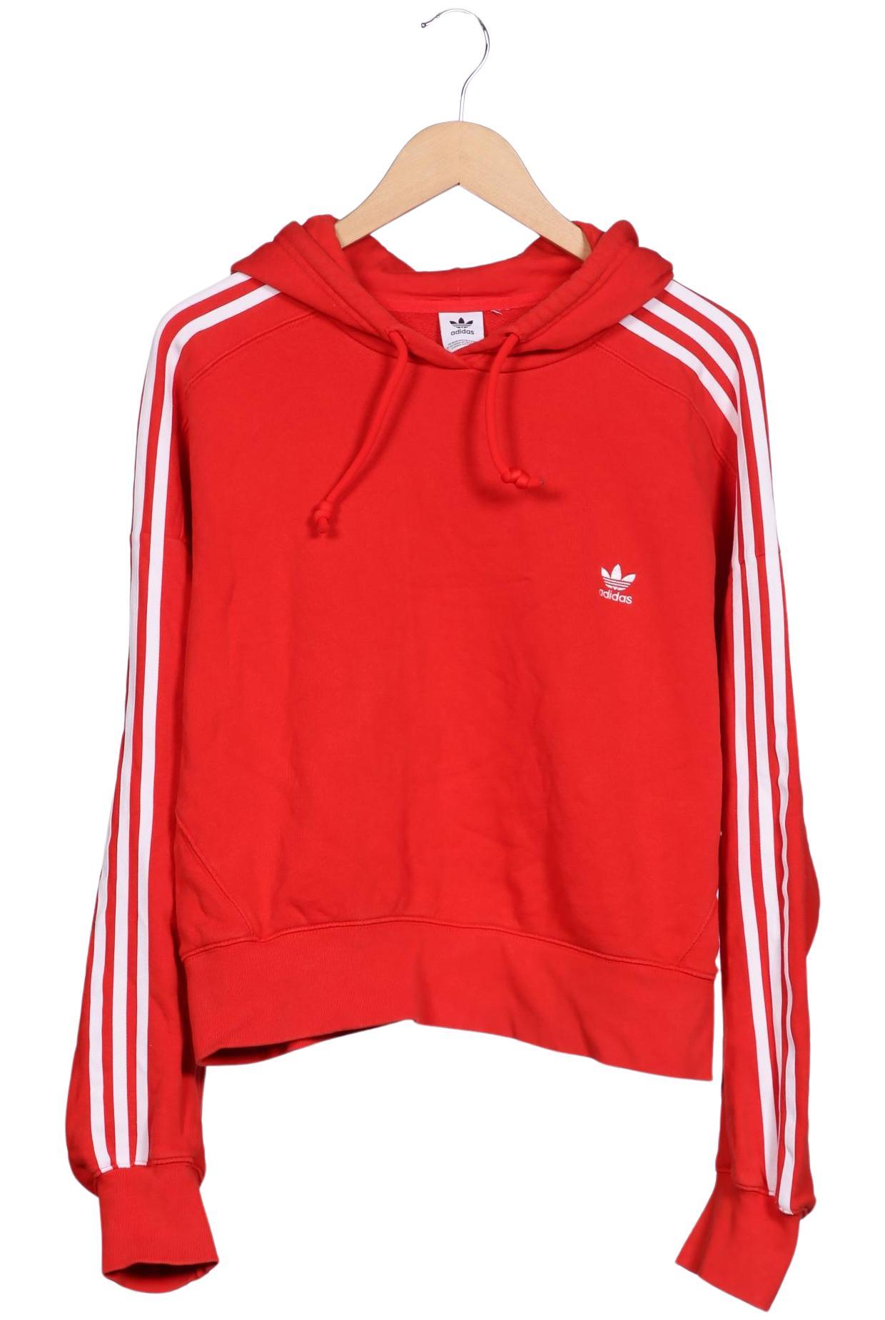 

adidas Originals Damen Kapuzenpullover, rot, Gr. 44