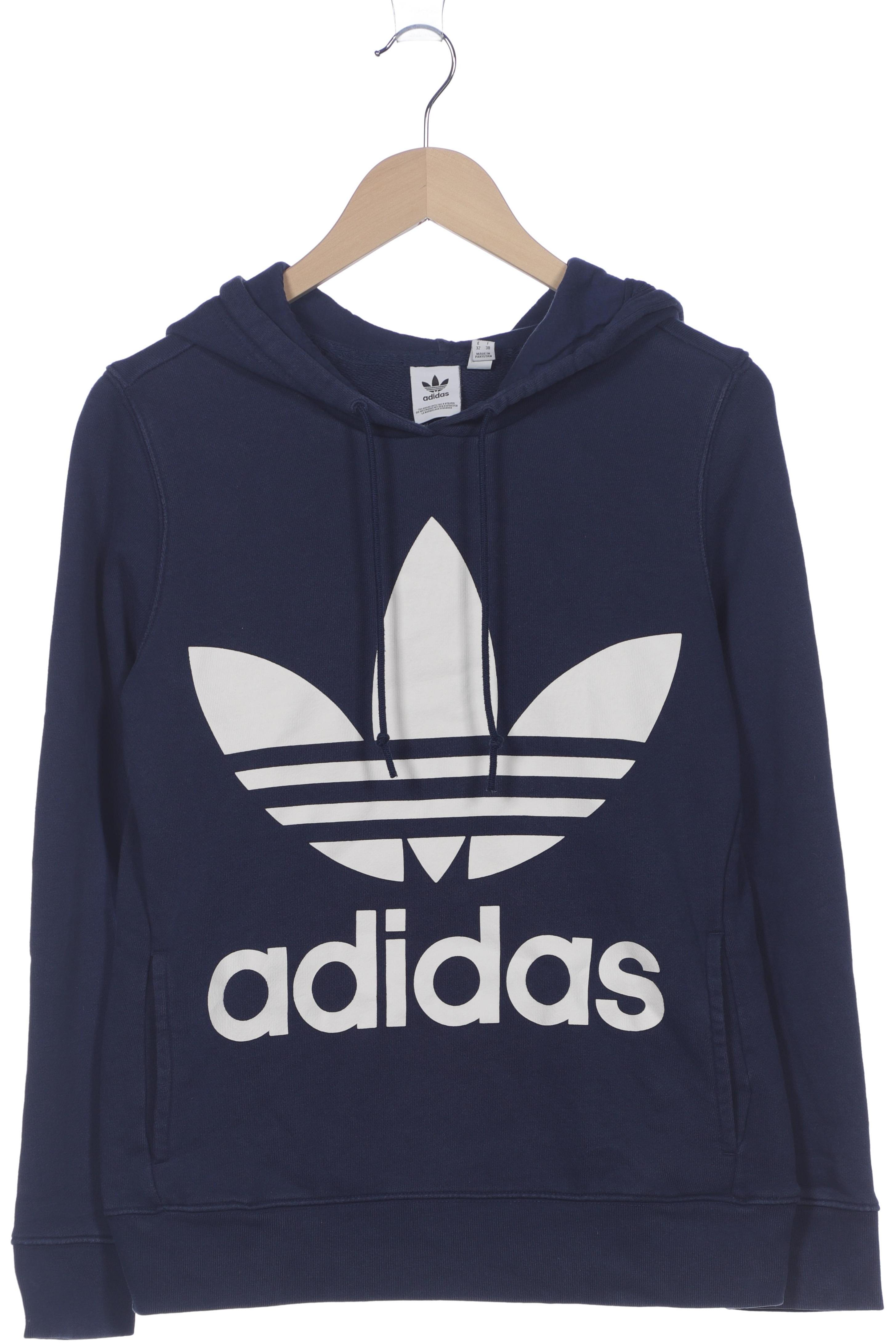 

adidas Originals Damen Kapuzenpullover, blau, Gr. 32