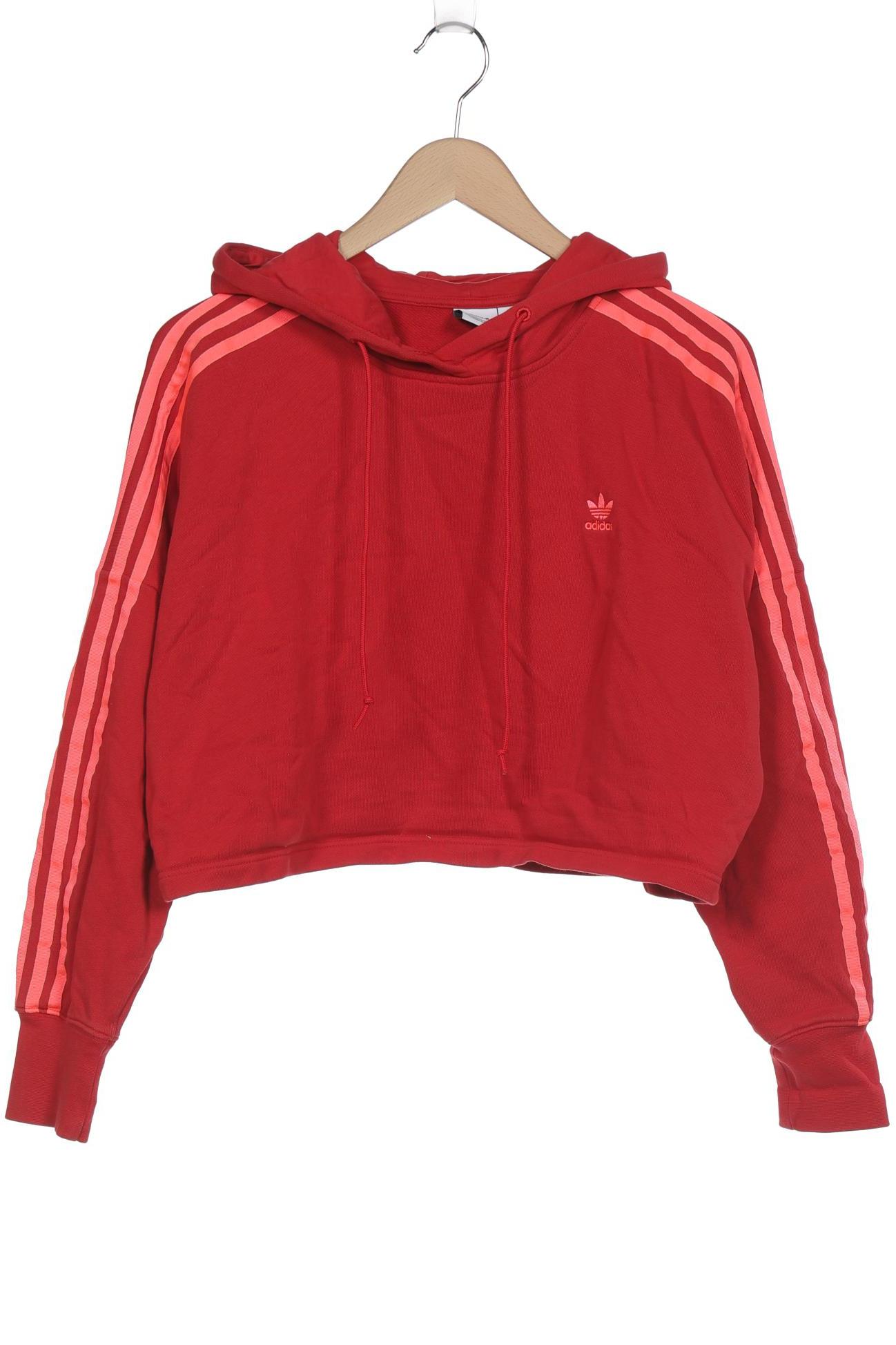 

adidas Originals Damen Kapuzenpullover, rot, Gr. 34