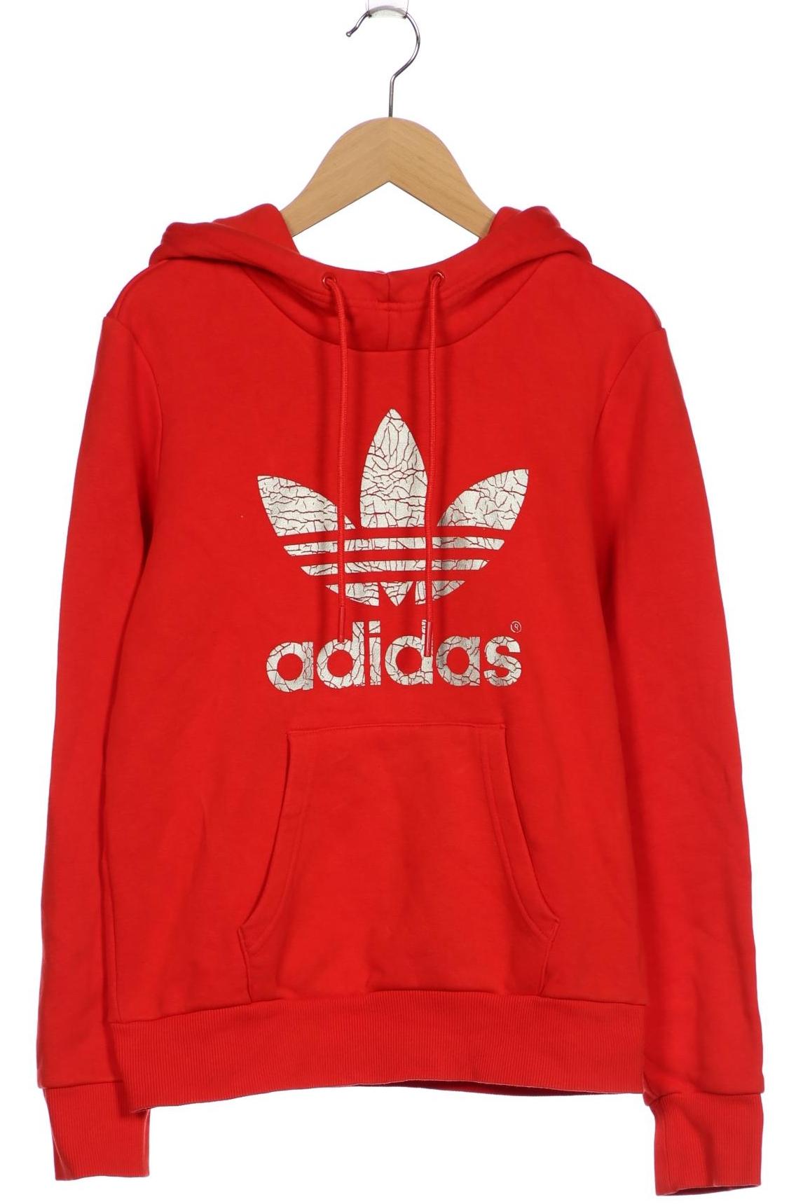 

adidas Originals Damen Kapuzenpullover, rot, Gr. 34
