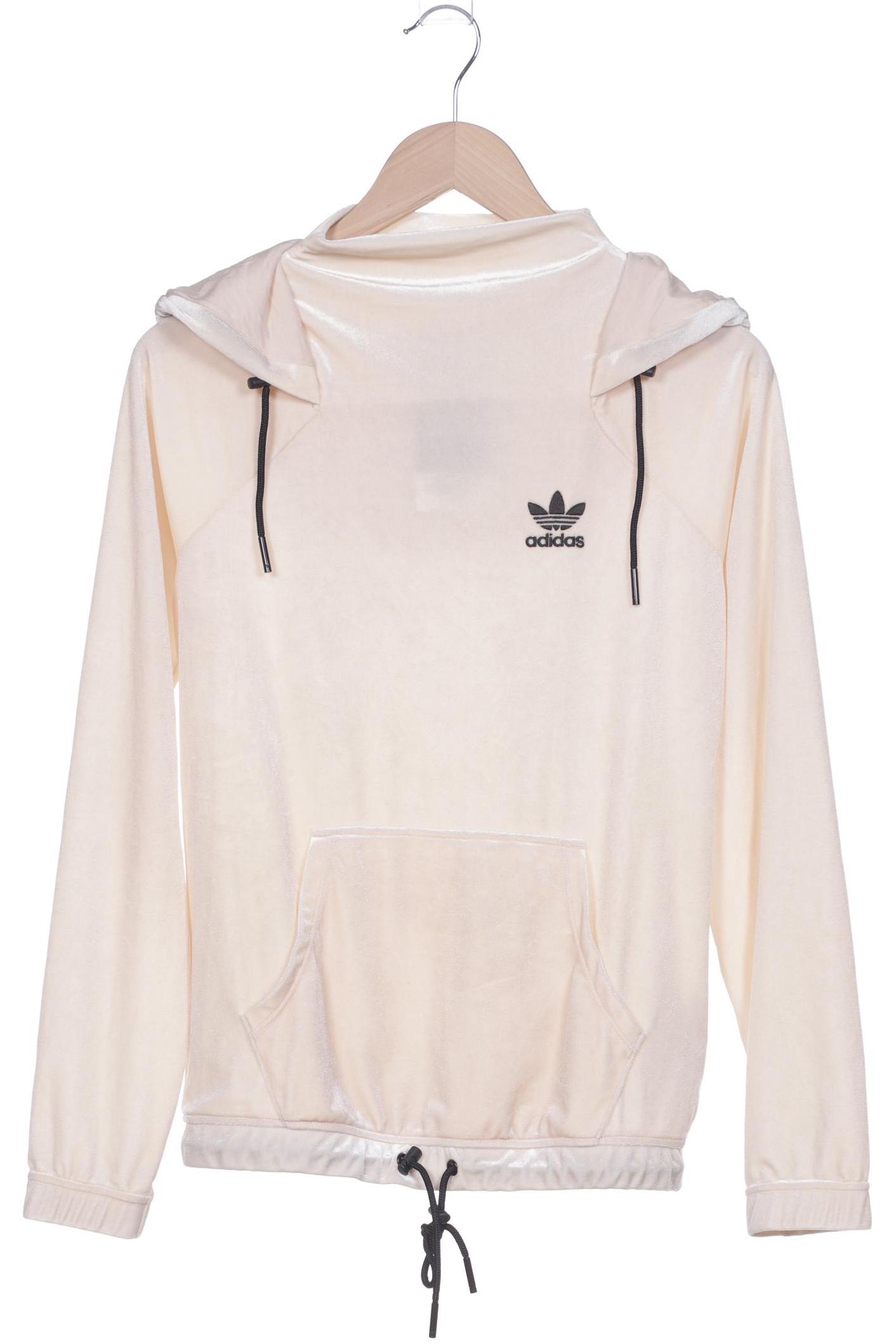 

adidas Originals Damen Kapuzenpullover, cremeweiß, Gr. 34