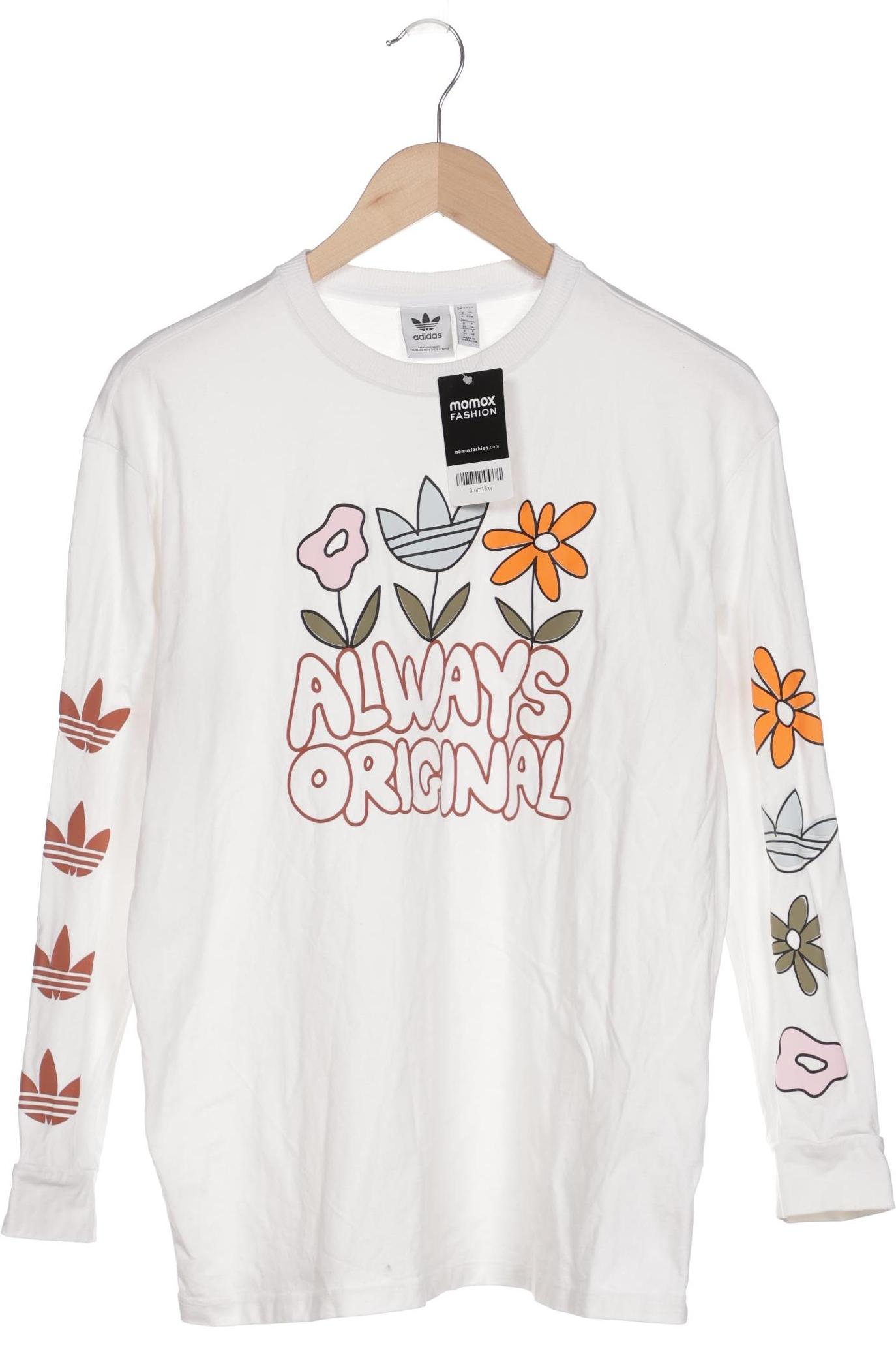 

adidas Originals Damen Langarmshirt, weiß, Gr. 34