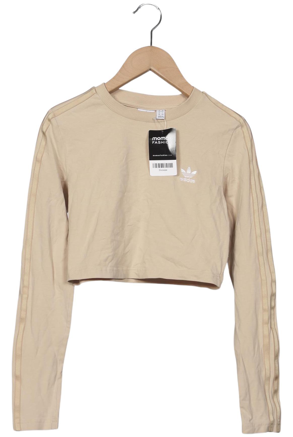

adidas Originals Damen Langarmshirt, beige, Gr. 34