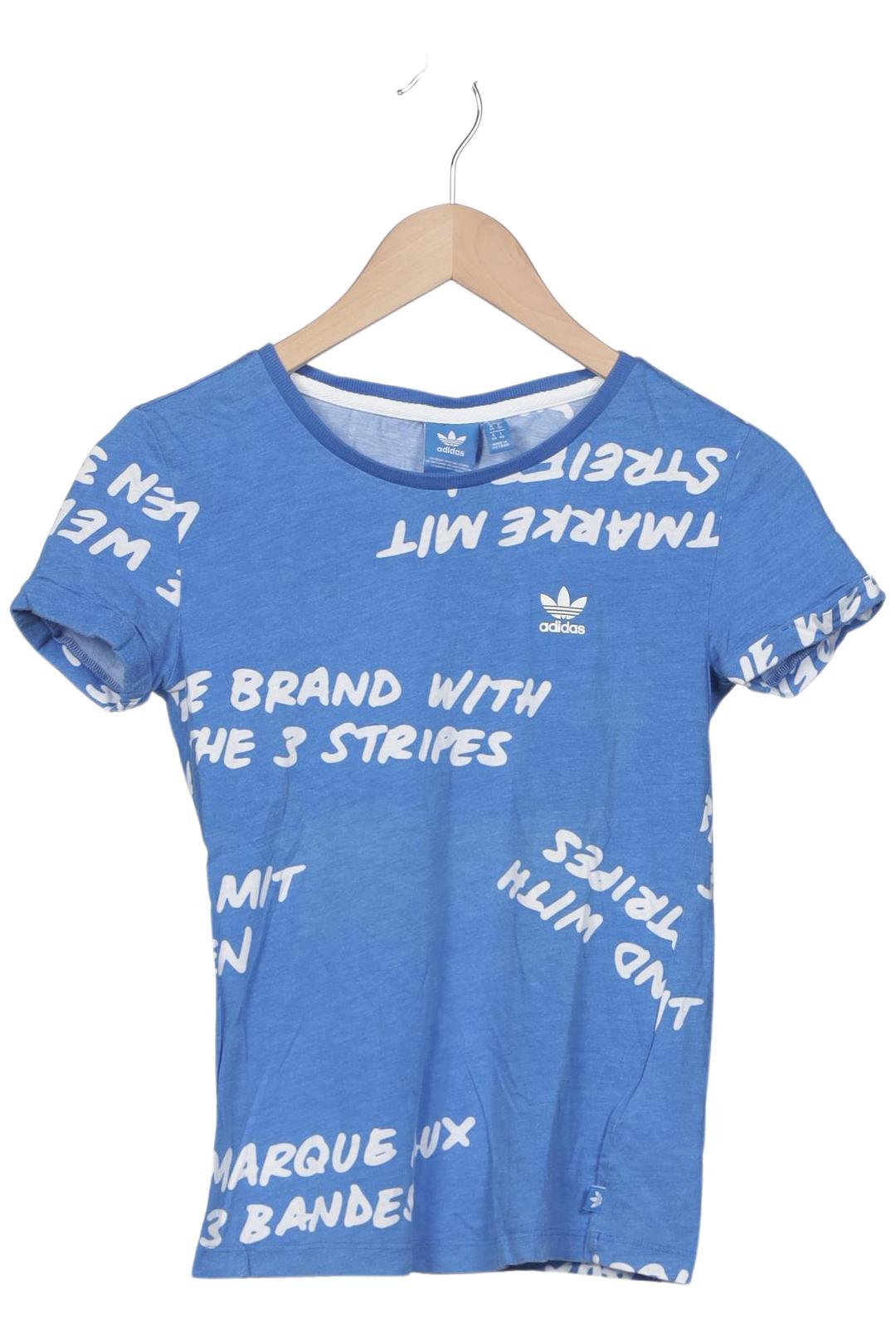

adidas Originals Damen T-Shirt, blau, Gr. 34