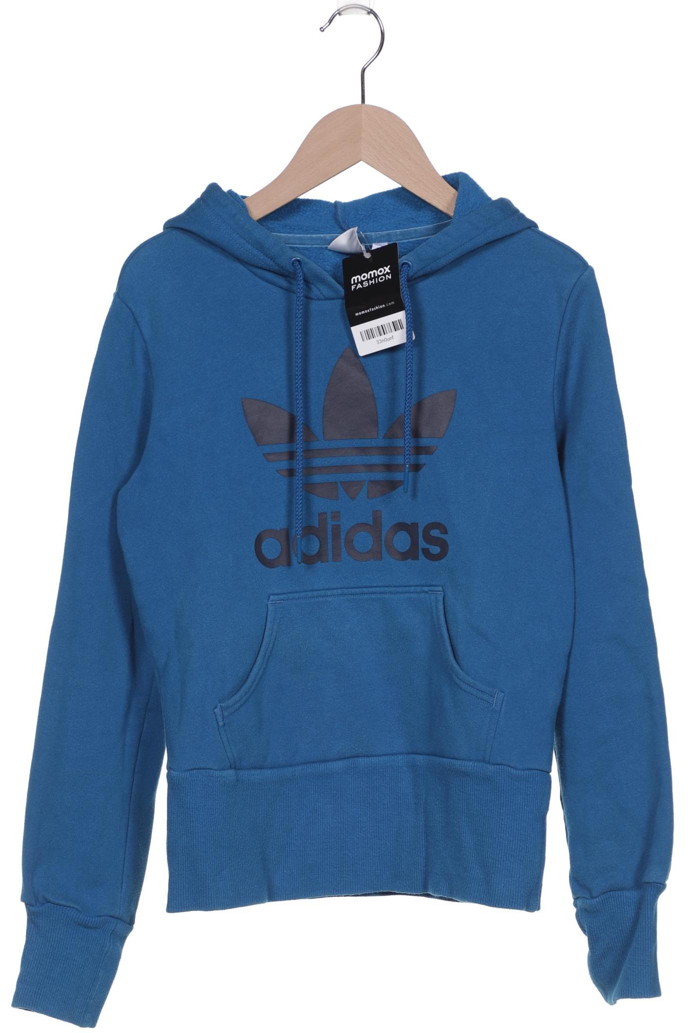 

adidas Originals Damen Kapuzenpullover, blau, Gr. 36