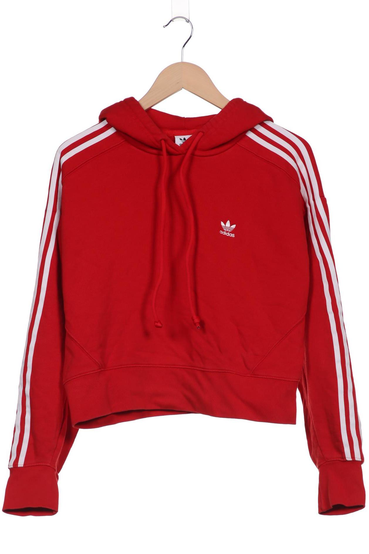 

adidas Originals Damen Kapuzenpullover, rot, Gr. 34