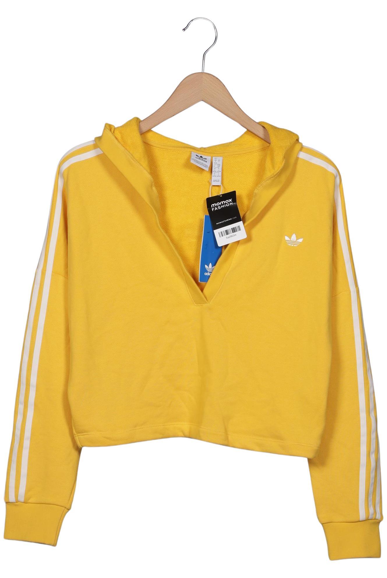 

adidas Originals Damen Kapuzenpullover, gelb, Gr. 36