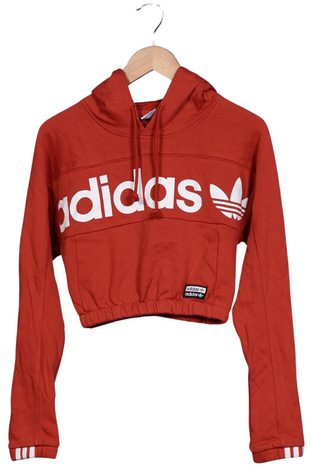 

adidas Originals Damen Kapuzenpullover, rot, Gr. 32