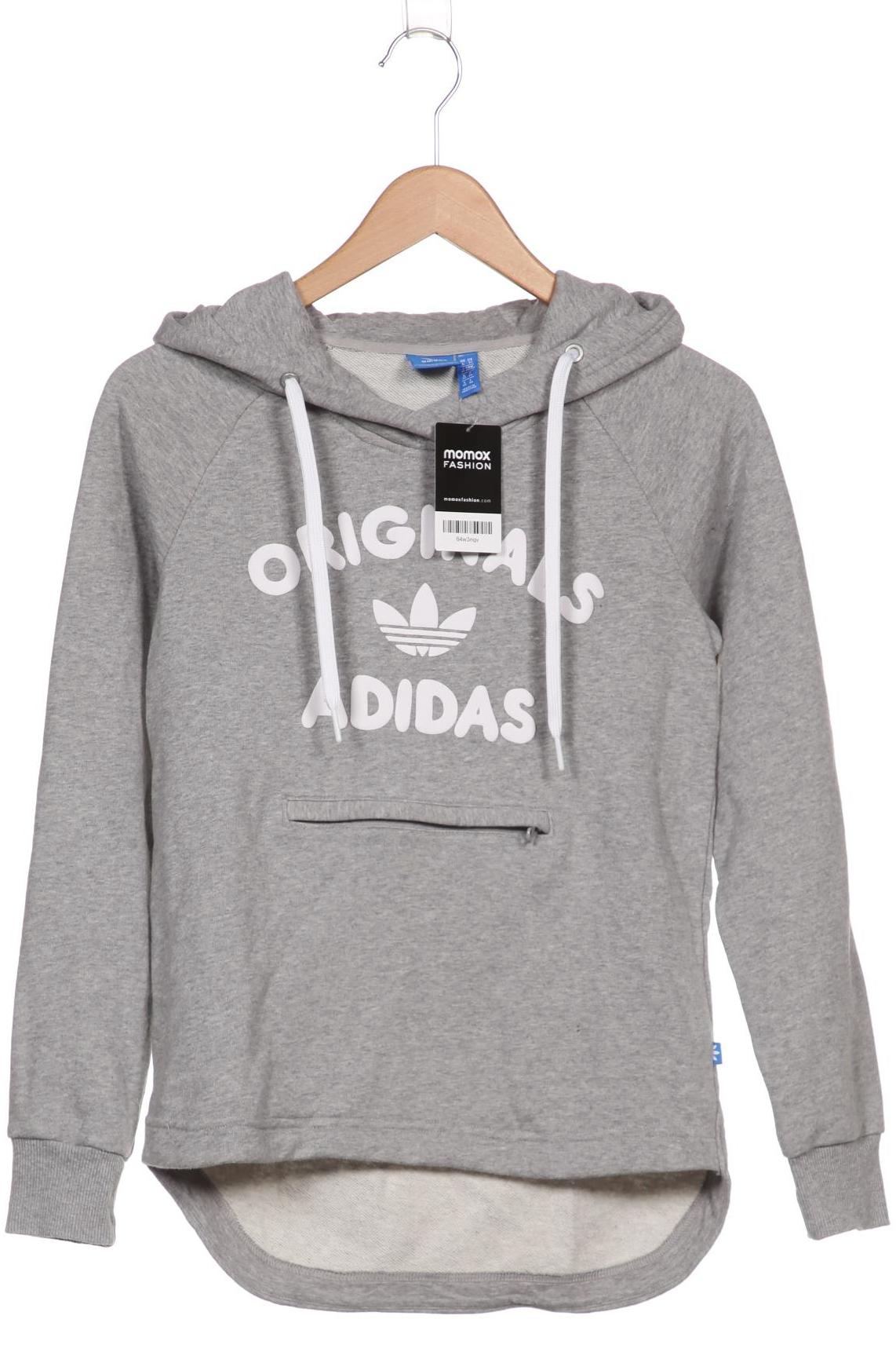 

adidas Originals Damen Kapuzenpullover, grau, Gr. 32