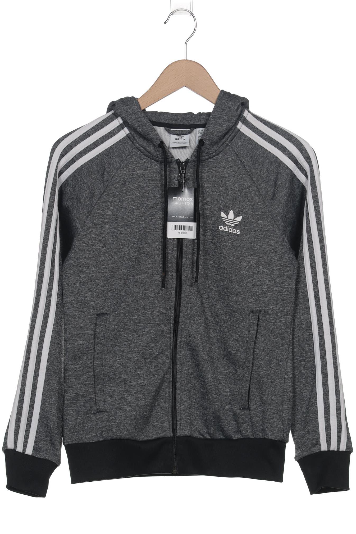 

adidas Originals Damen Kapuzenpullover, grau, Gr. 36