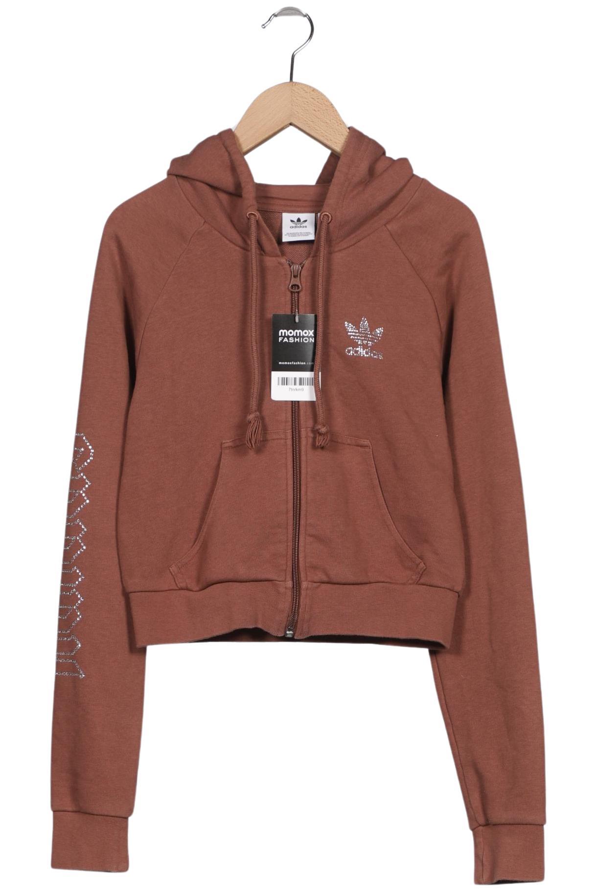 

adidas Originals Damen Kapuzenpullover, braun, Gr. 34