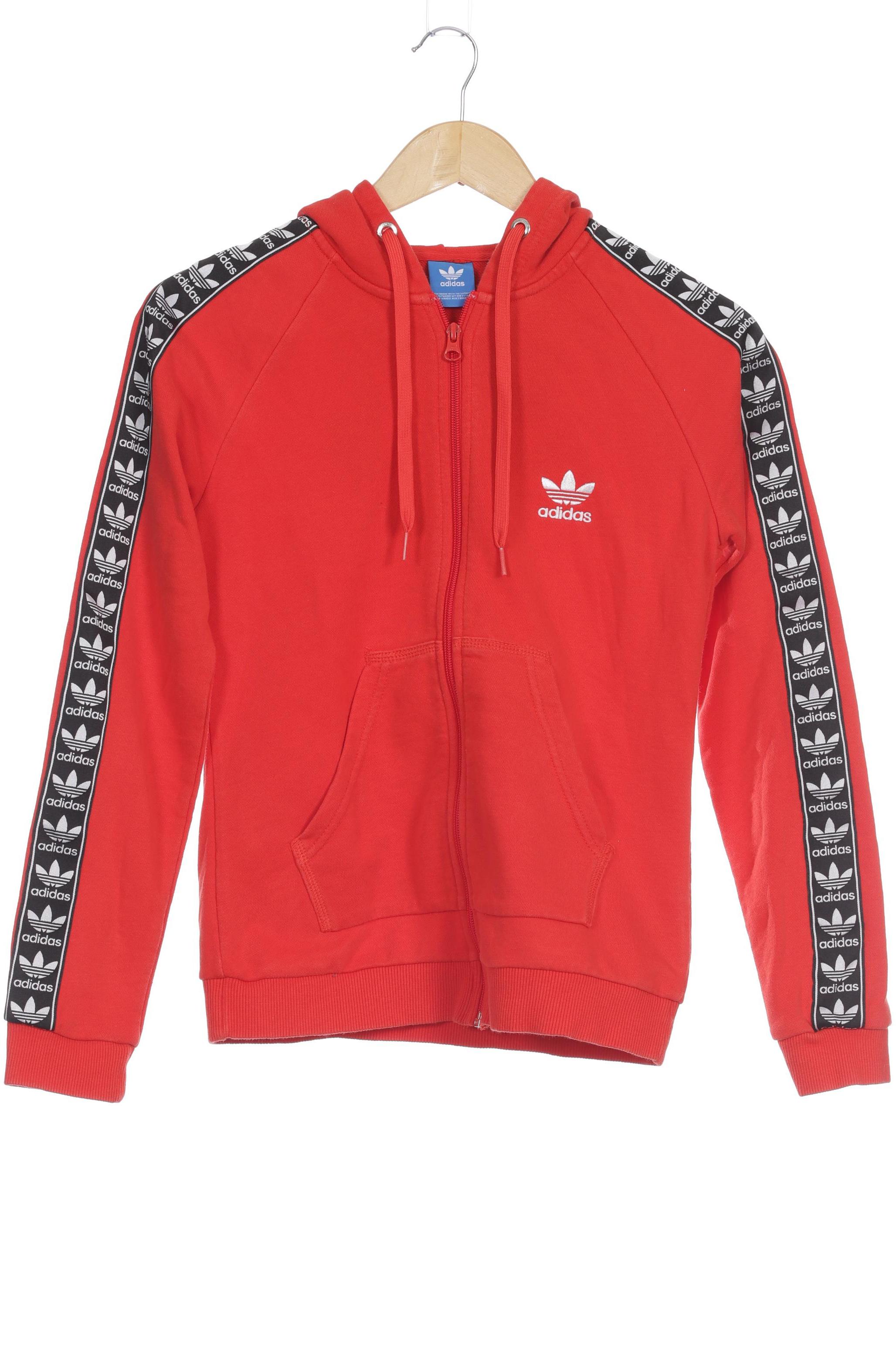 

adidas Originals Damen Kapuzenpullover, rot, Gr. 36
