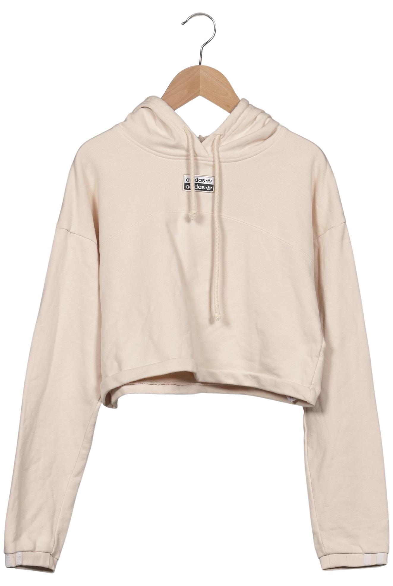 

adidas Originals Damen Kapuzenpullover, beige, Gr. 34